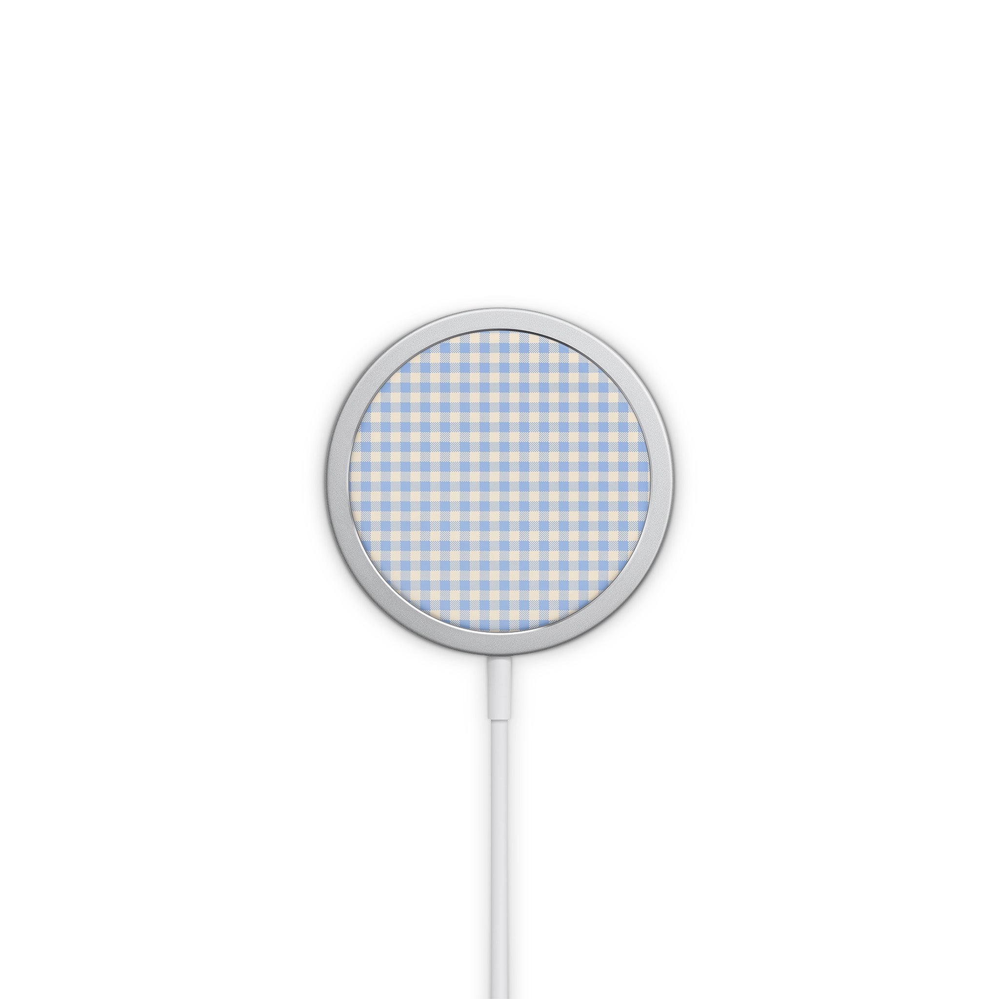 Blue Gingham MagSafe Skin
