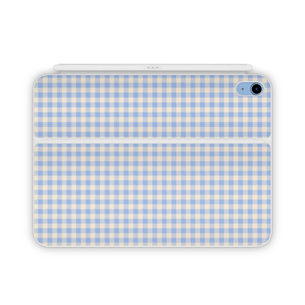 Blue Gingham Magic Keyboard Folio Skin