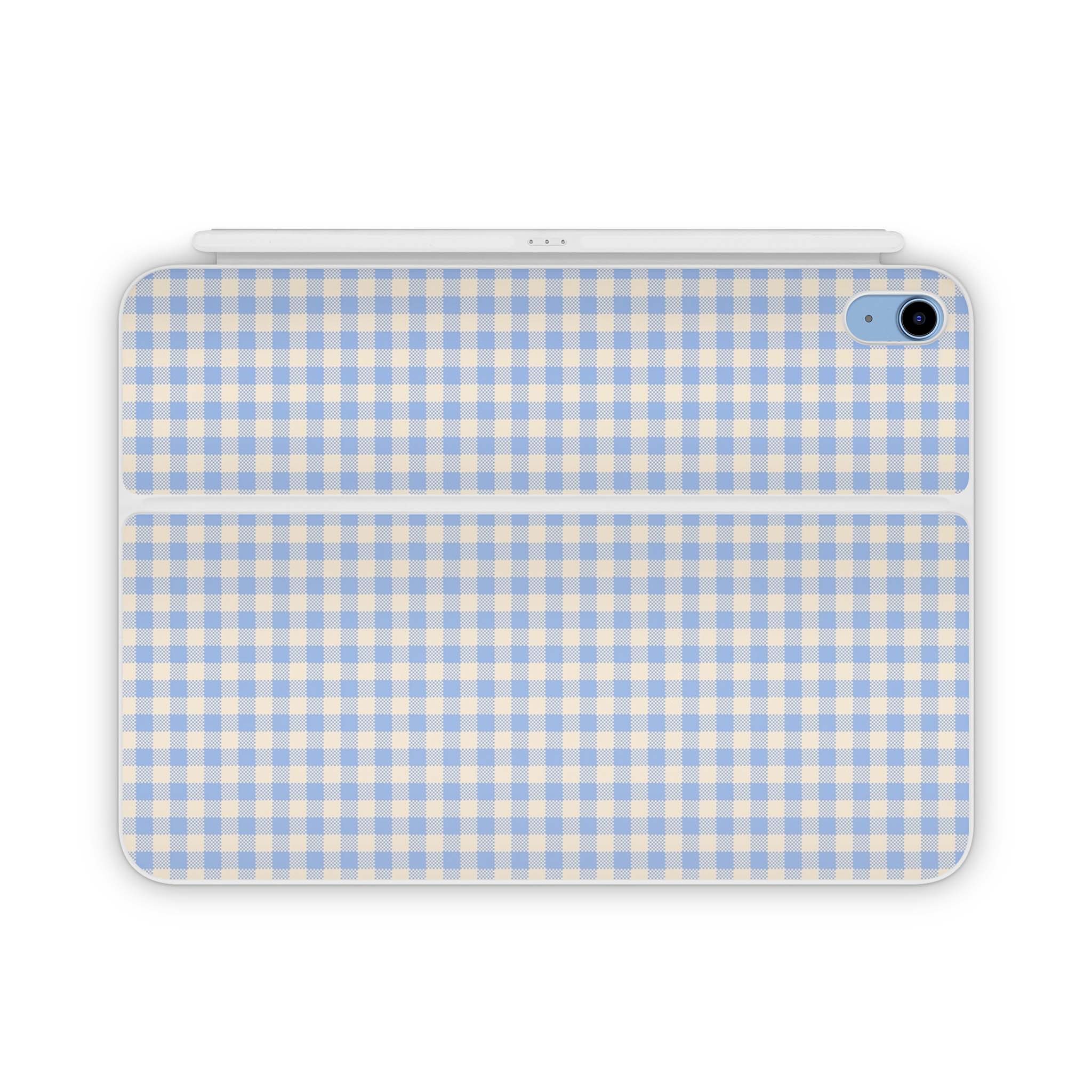 Blue Gingham Magic Keyboard Folio Skin
