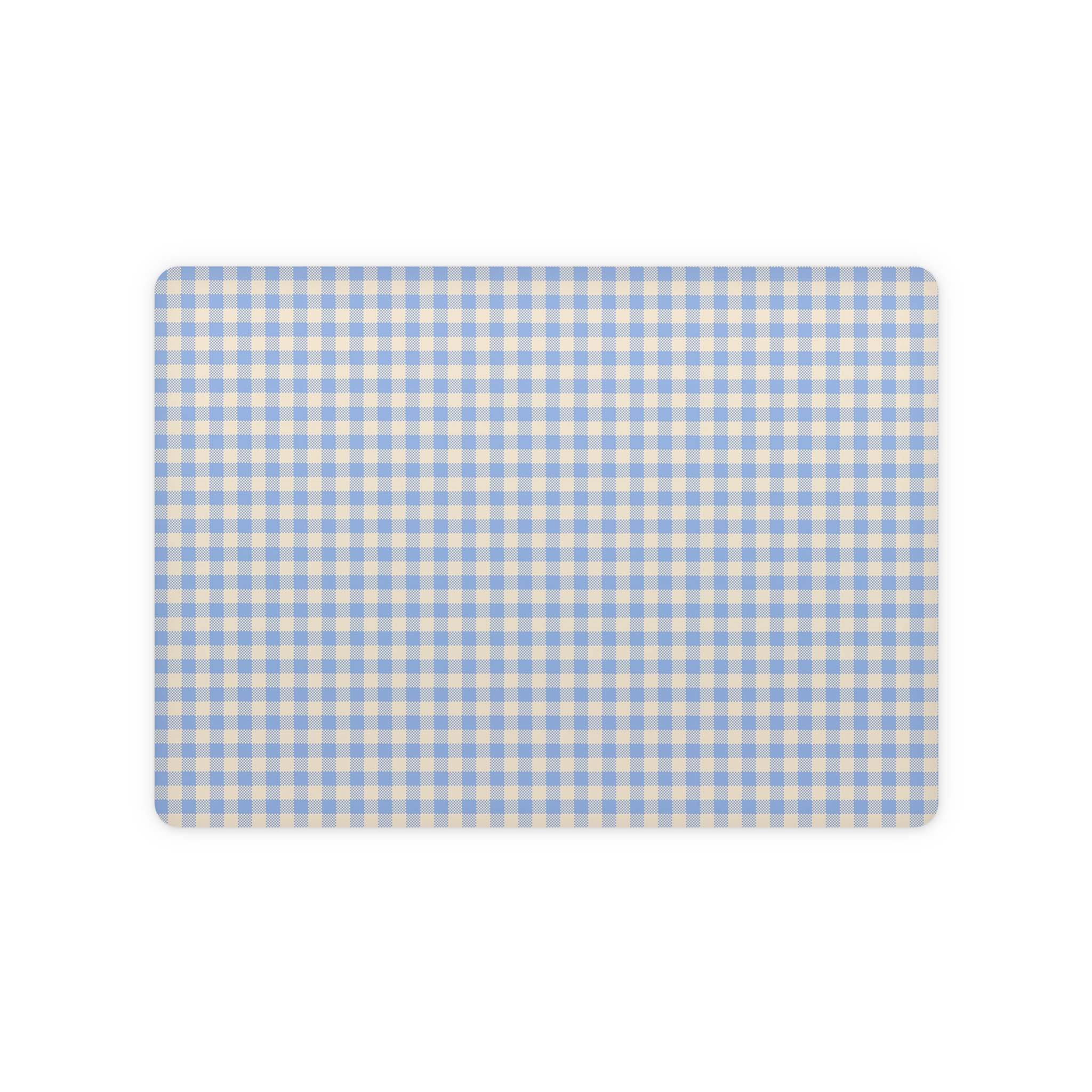 Blue Gingham Magic Trackpad Skin