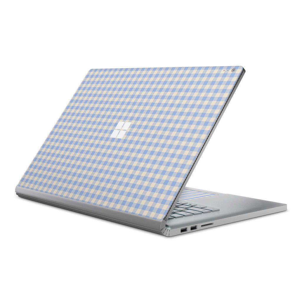 Blue Gingham Microsoft Surface Skin