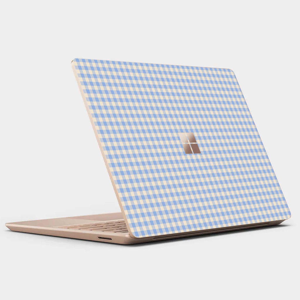 Blue Gingham Microsoft Surface Skin
