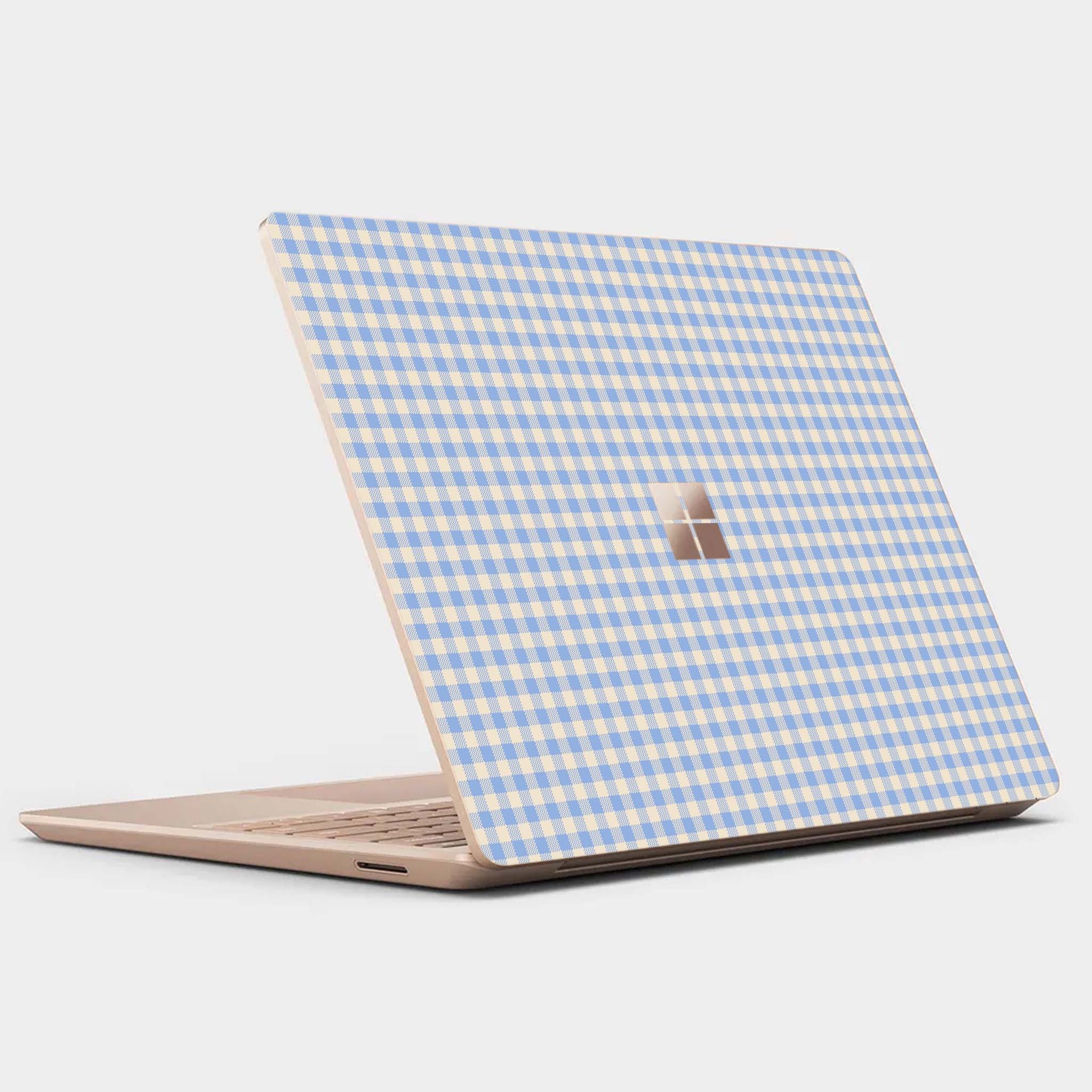 Blue Gingham Microsoft Surface Skin
