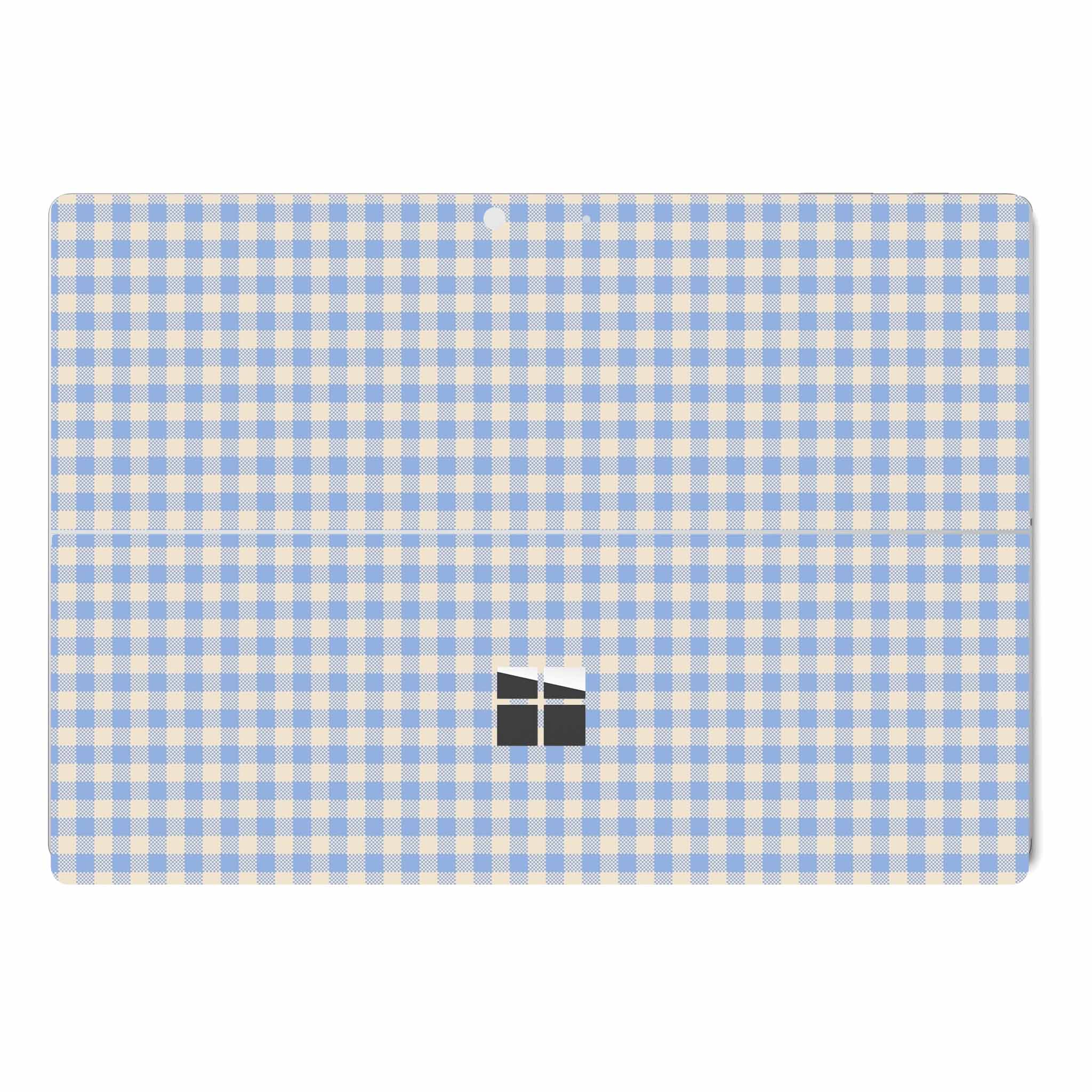 Blue Gingham Microsoft Surface Skin