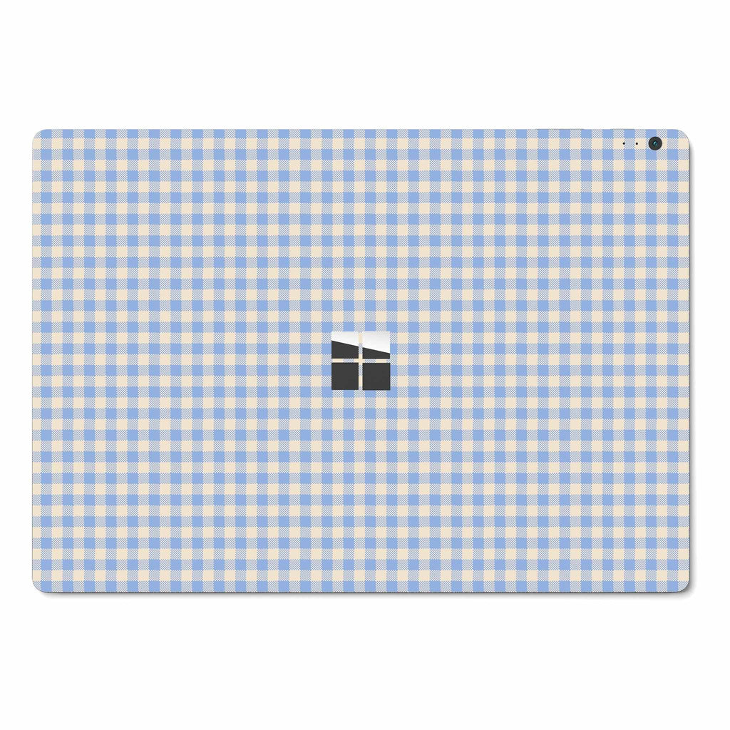 Blue Gingham Microsoft Surface Skin