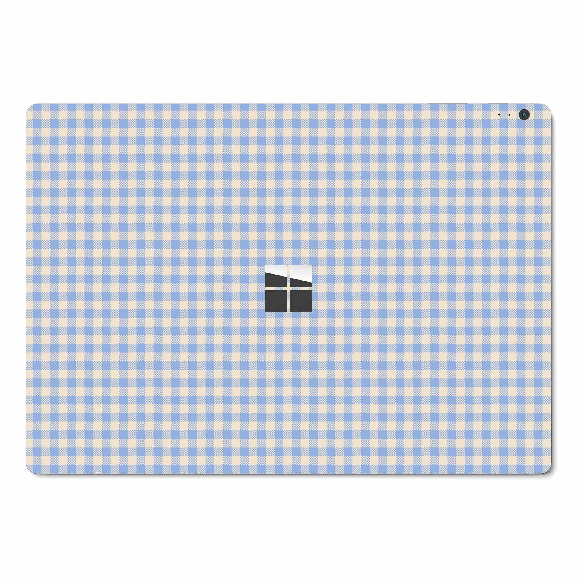 Blue Gingham Microsoft Surface Skin