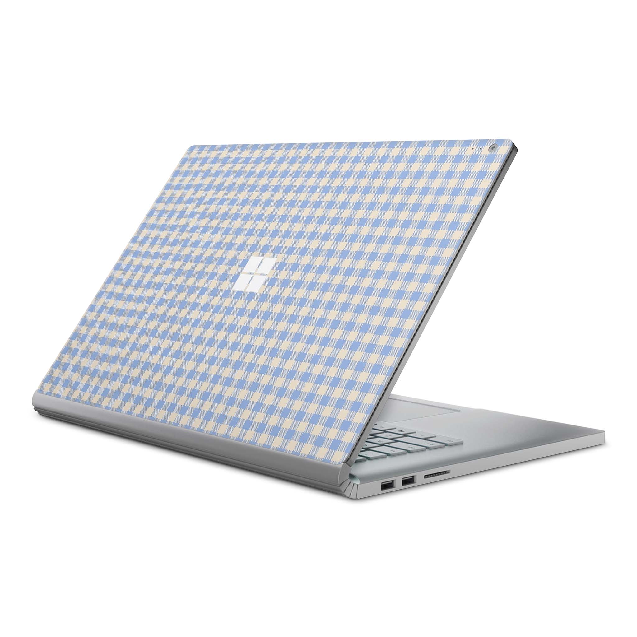 Blue Gingham Microsoft Surface Skin