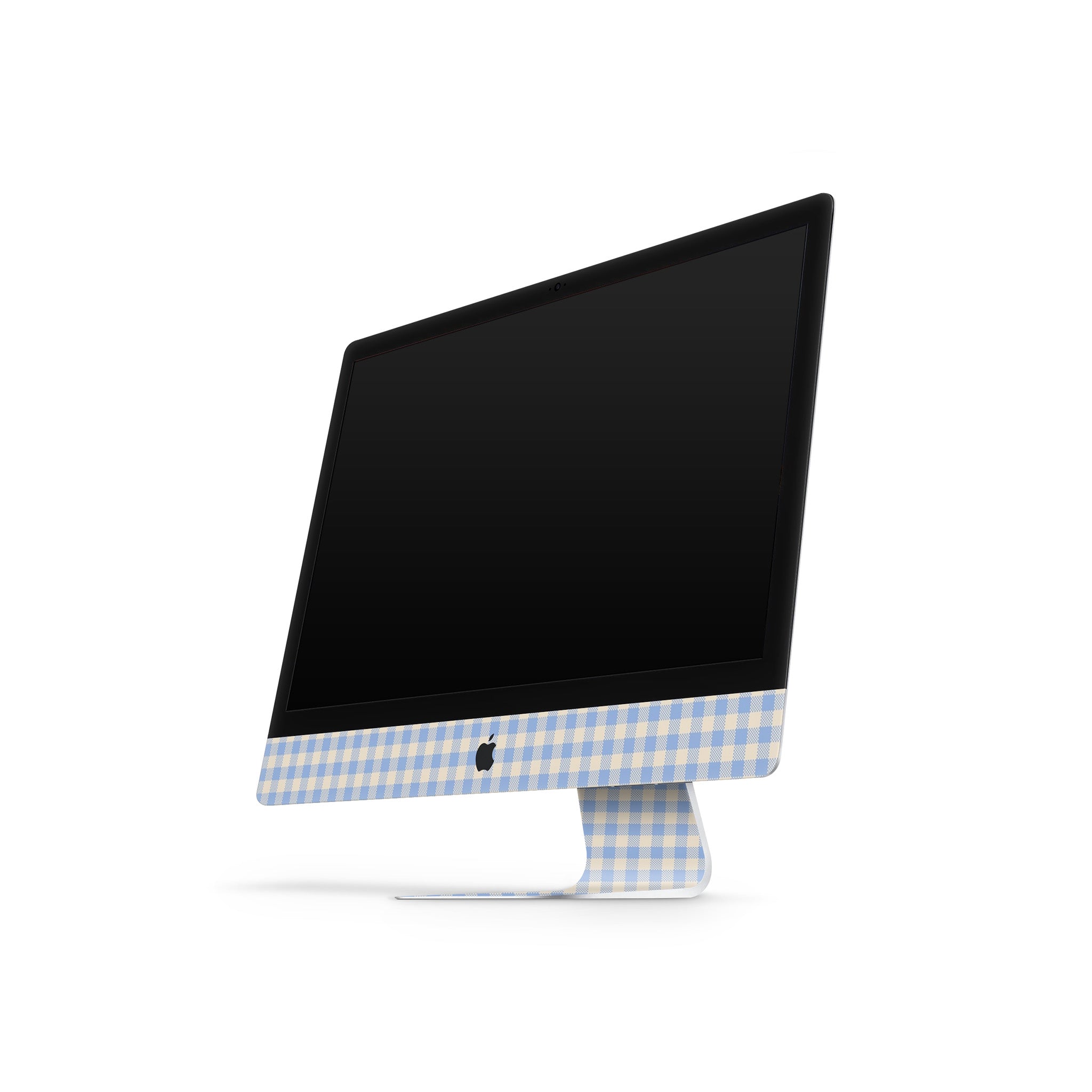 Blue Gingham iMac Skin