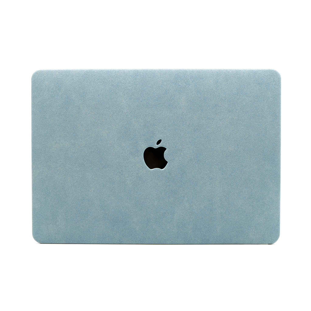blue suede macbook case