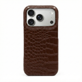 Brown Crocodile iPhone Case