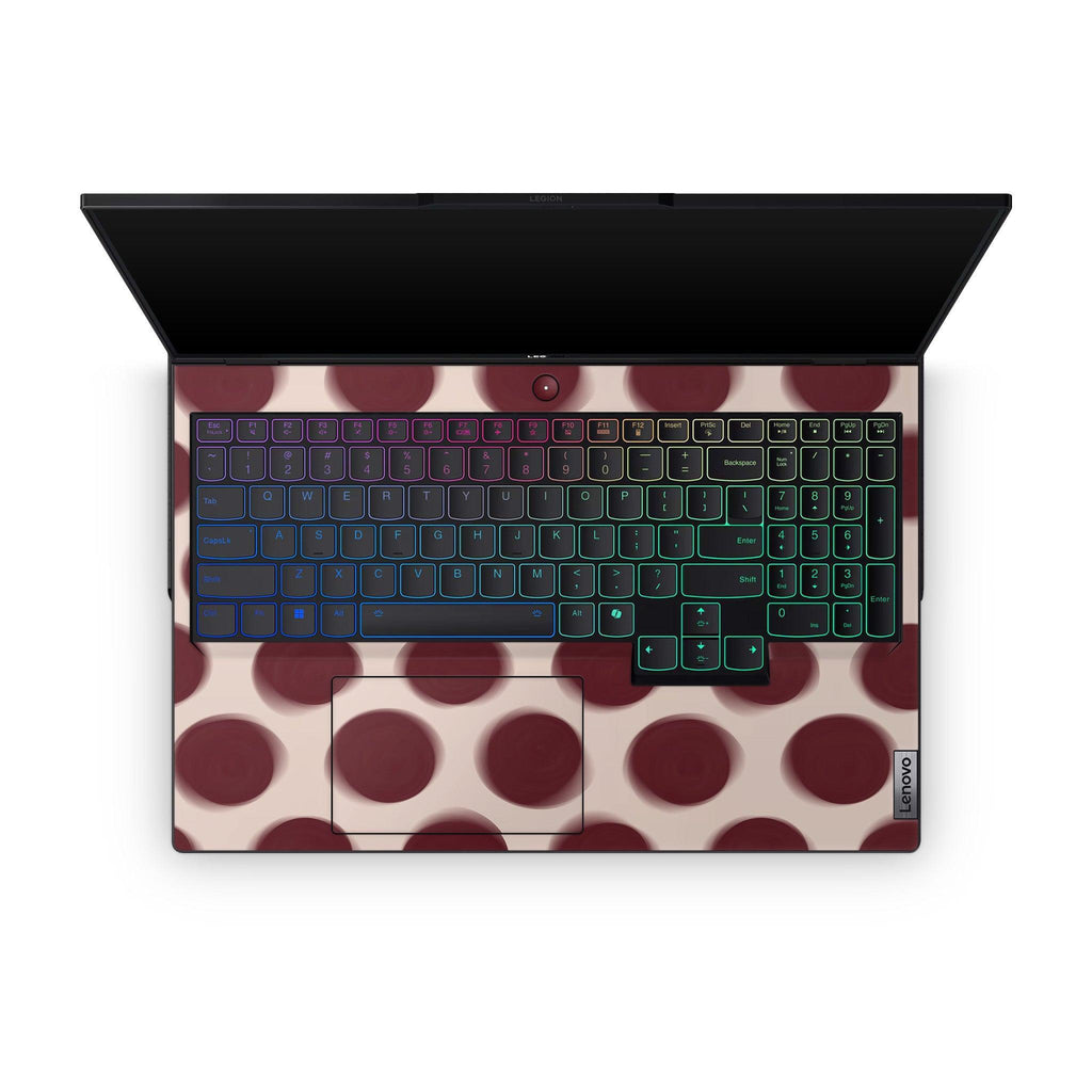 Burgundy Dot Lenovo Yoga Skin