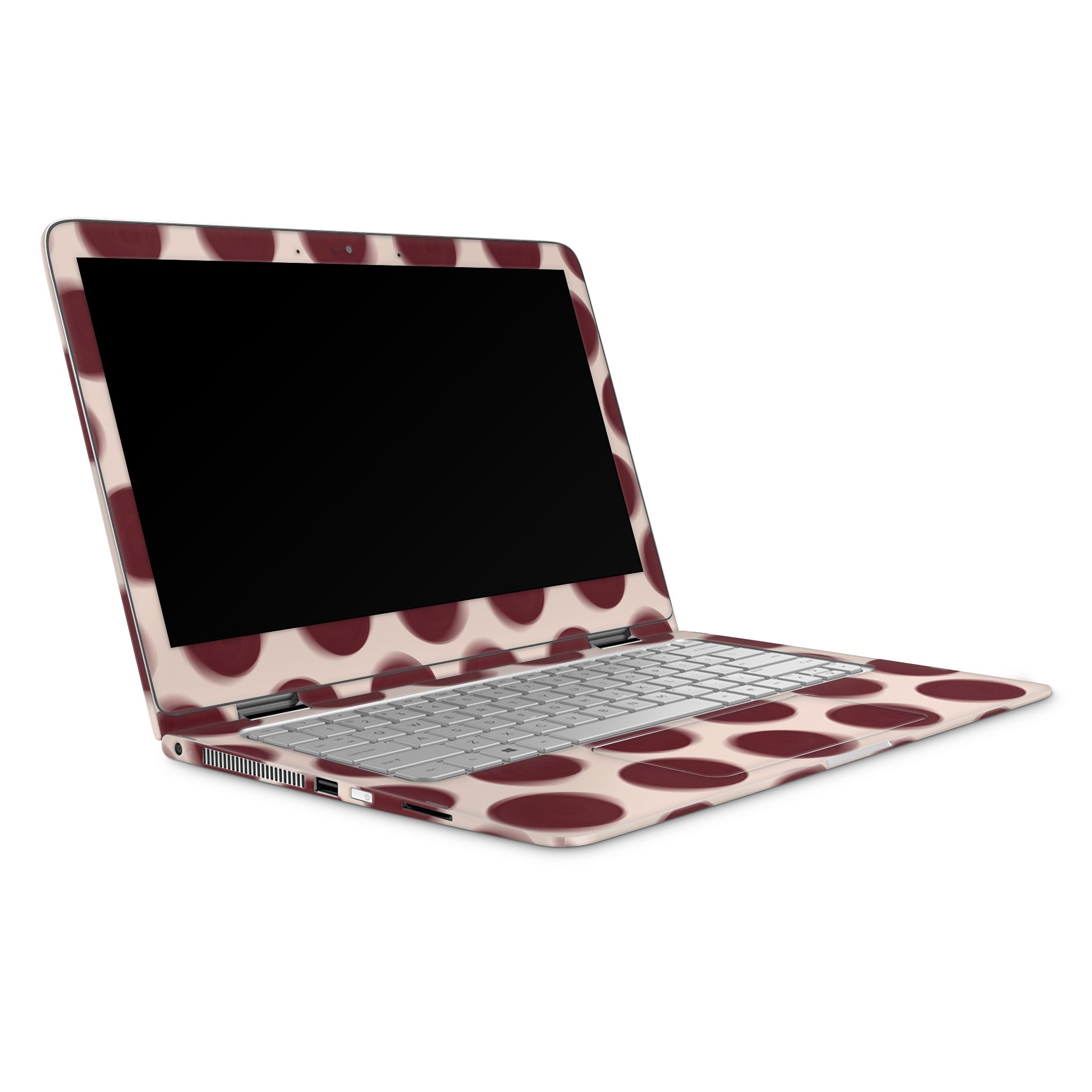 Burgundy Dot HP Spectre Skin