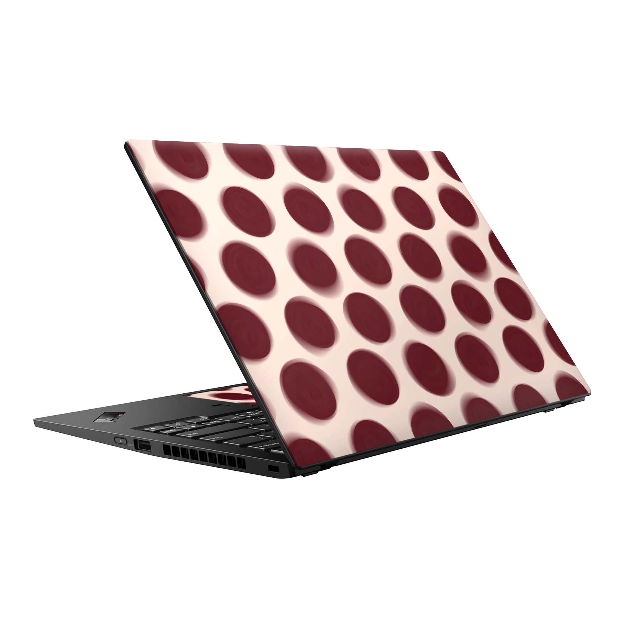 Burgundy Dot Lenovo Yoga Skin