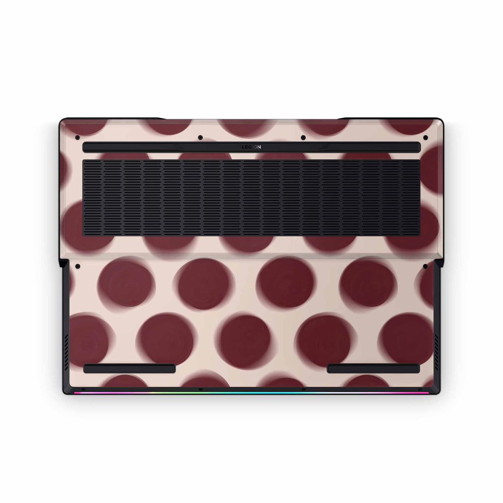 Burgundy Dot Lenovo Yoga Skin