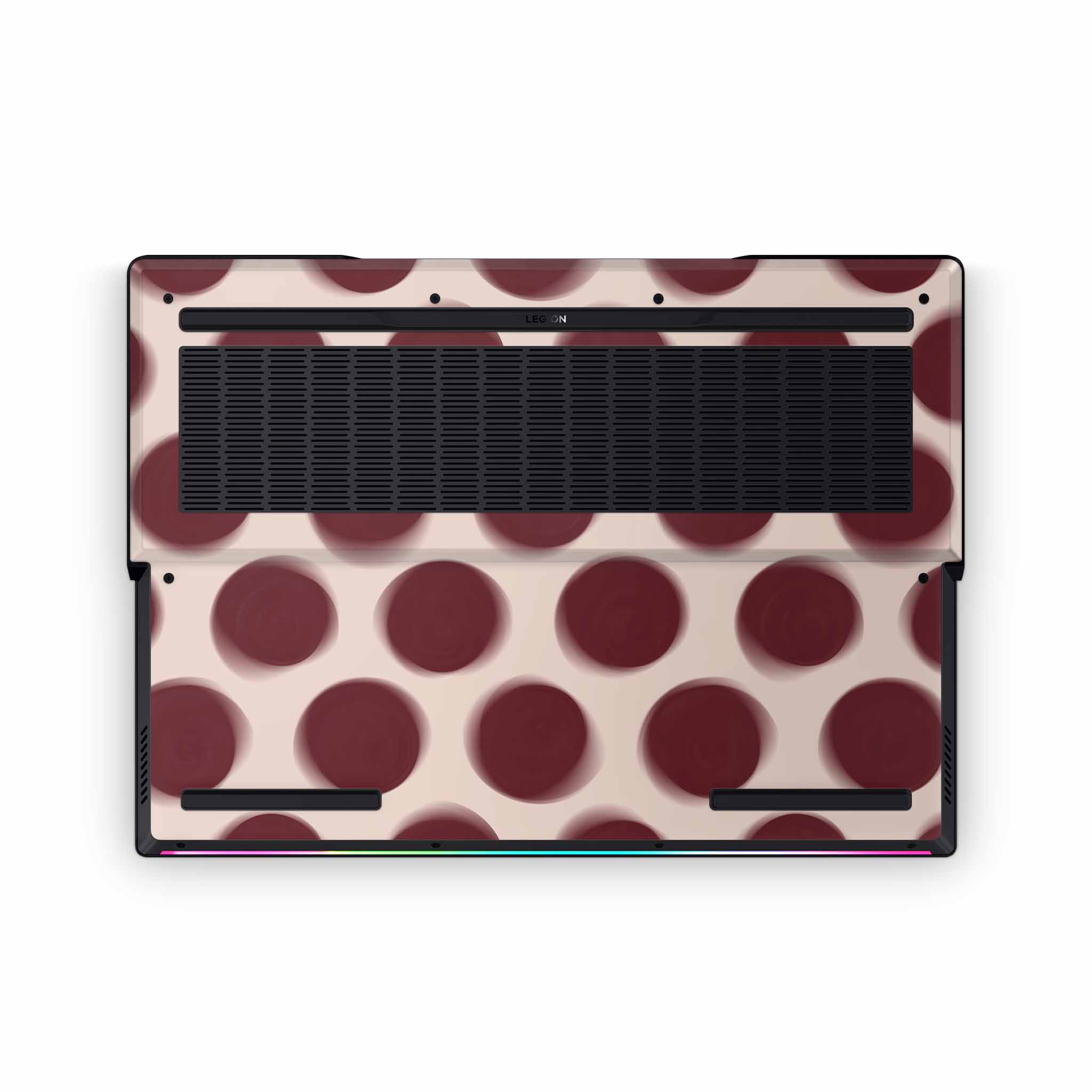 Burgundy Dot Lenovo Yoga Skin