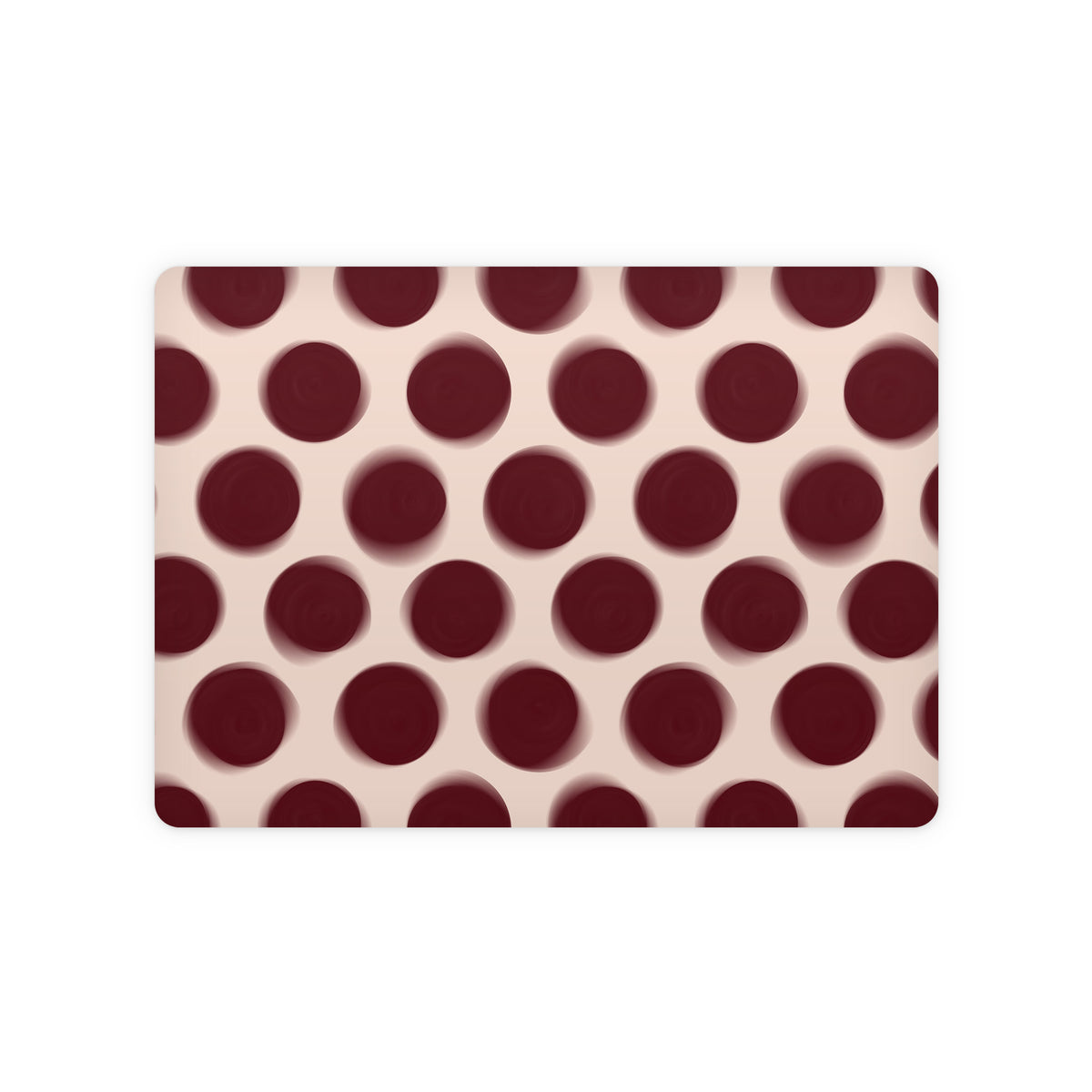 Burgundy Dot Magic Trackpad Skin