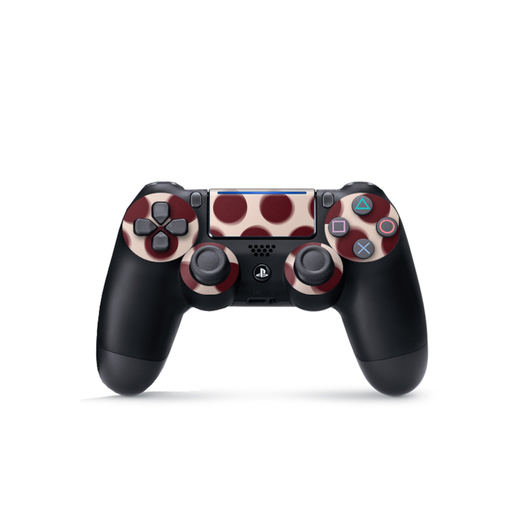Burgundy Dot Playstation 4 Controller Skin