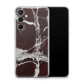 Burgundy Marble Samsung Galaxy Skin + Case