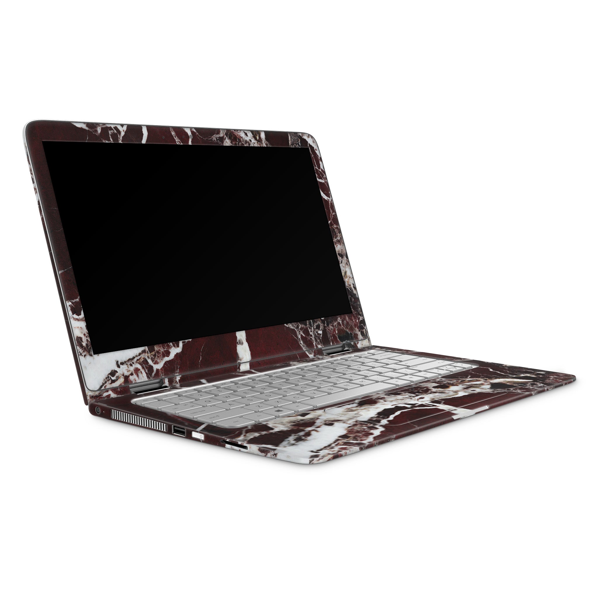 Burgundy Marble HP Envy Skin