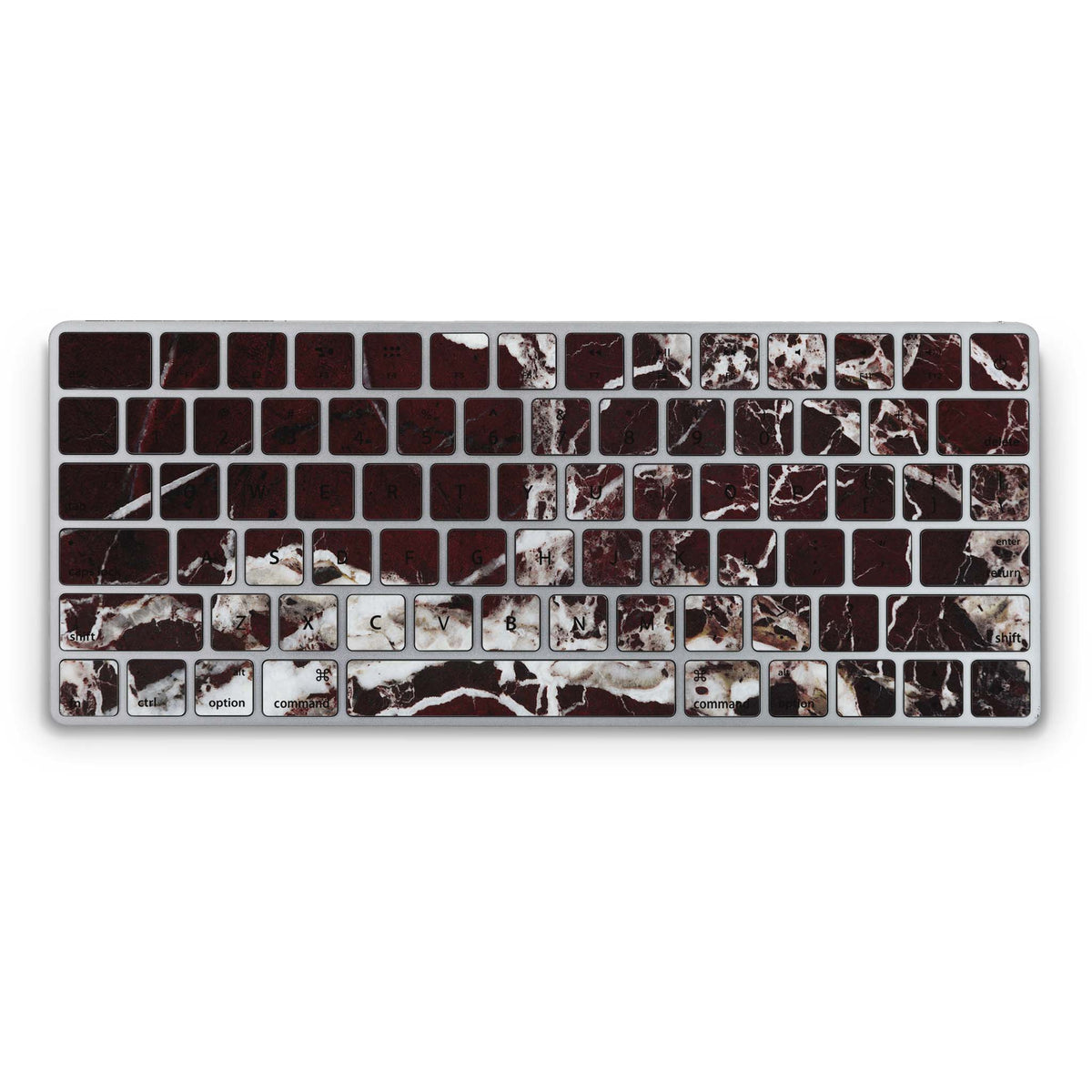 Burgundy Marble Magic Keyboard Skin