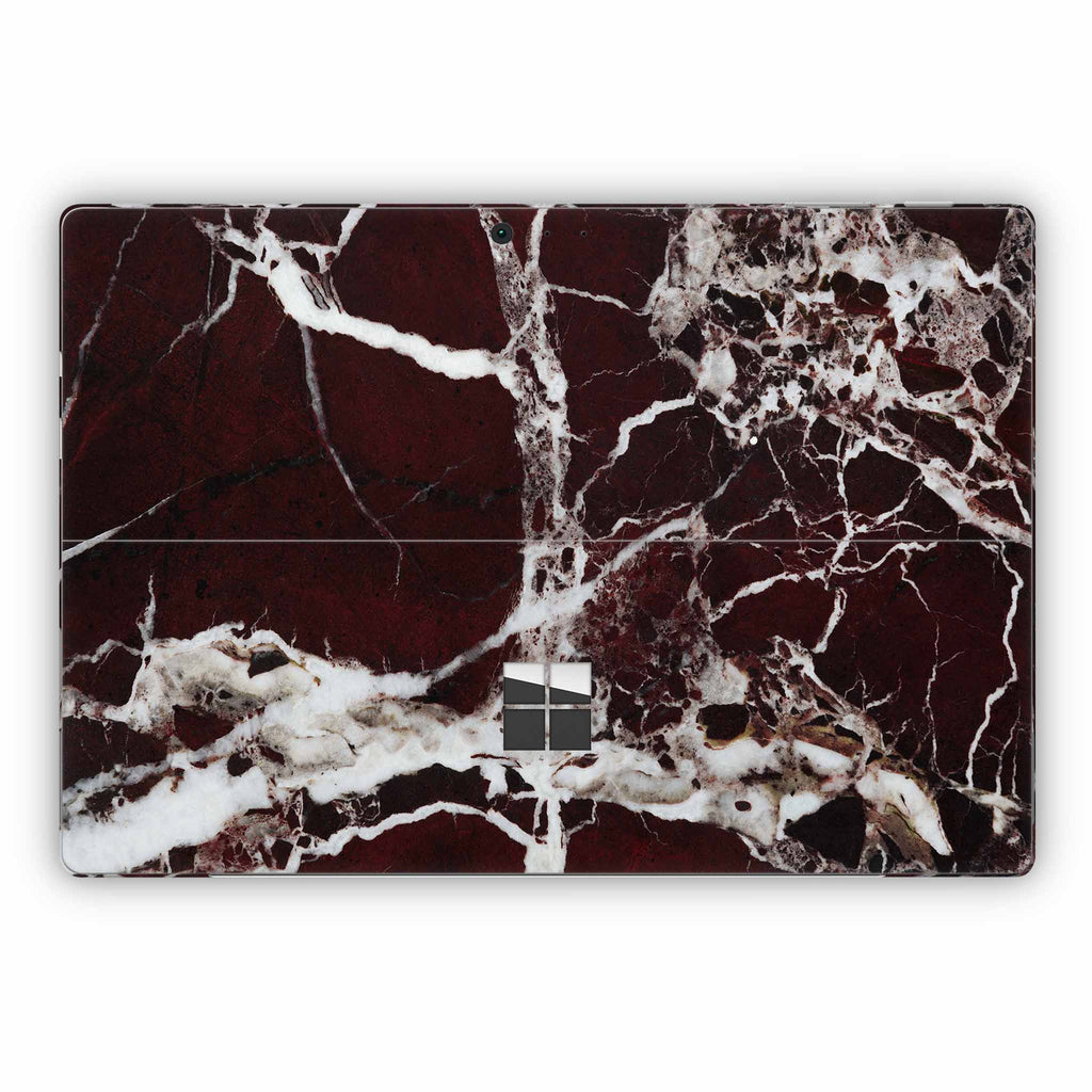 Burgundy Marble Microsoft Surface Skin