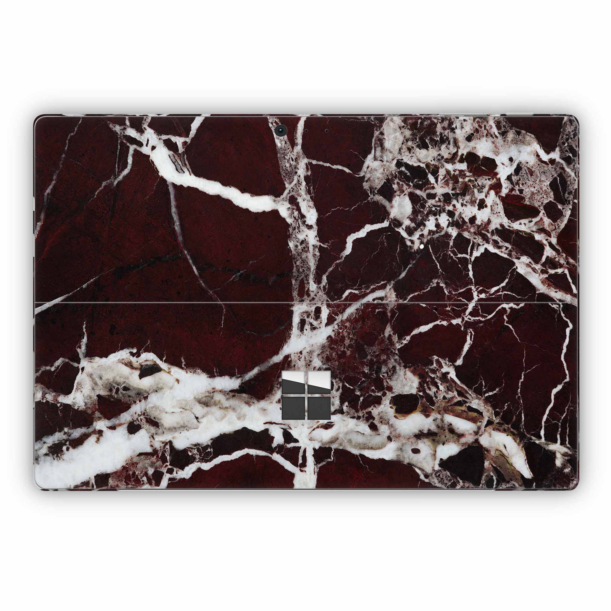 Burgundy Marble Microsoft Surface Skin