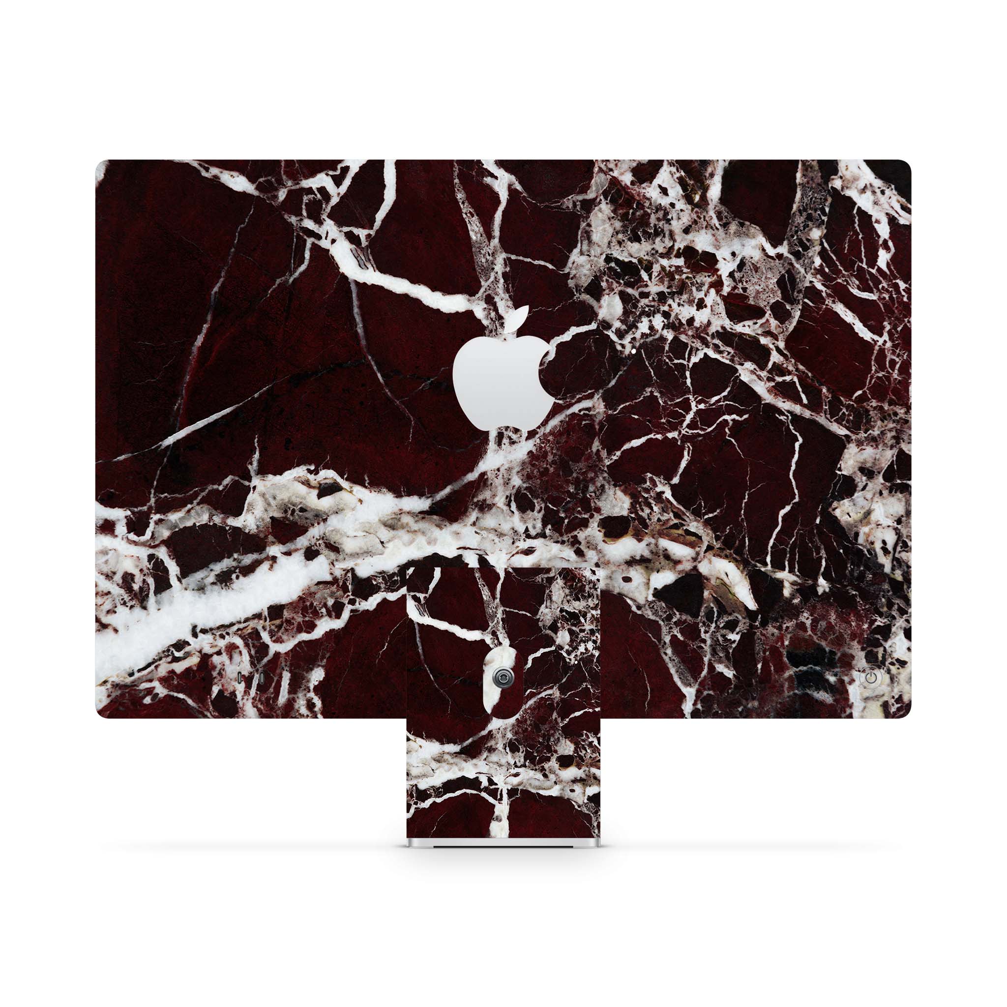Burgundy Marble iMac Skin