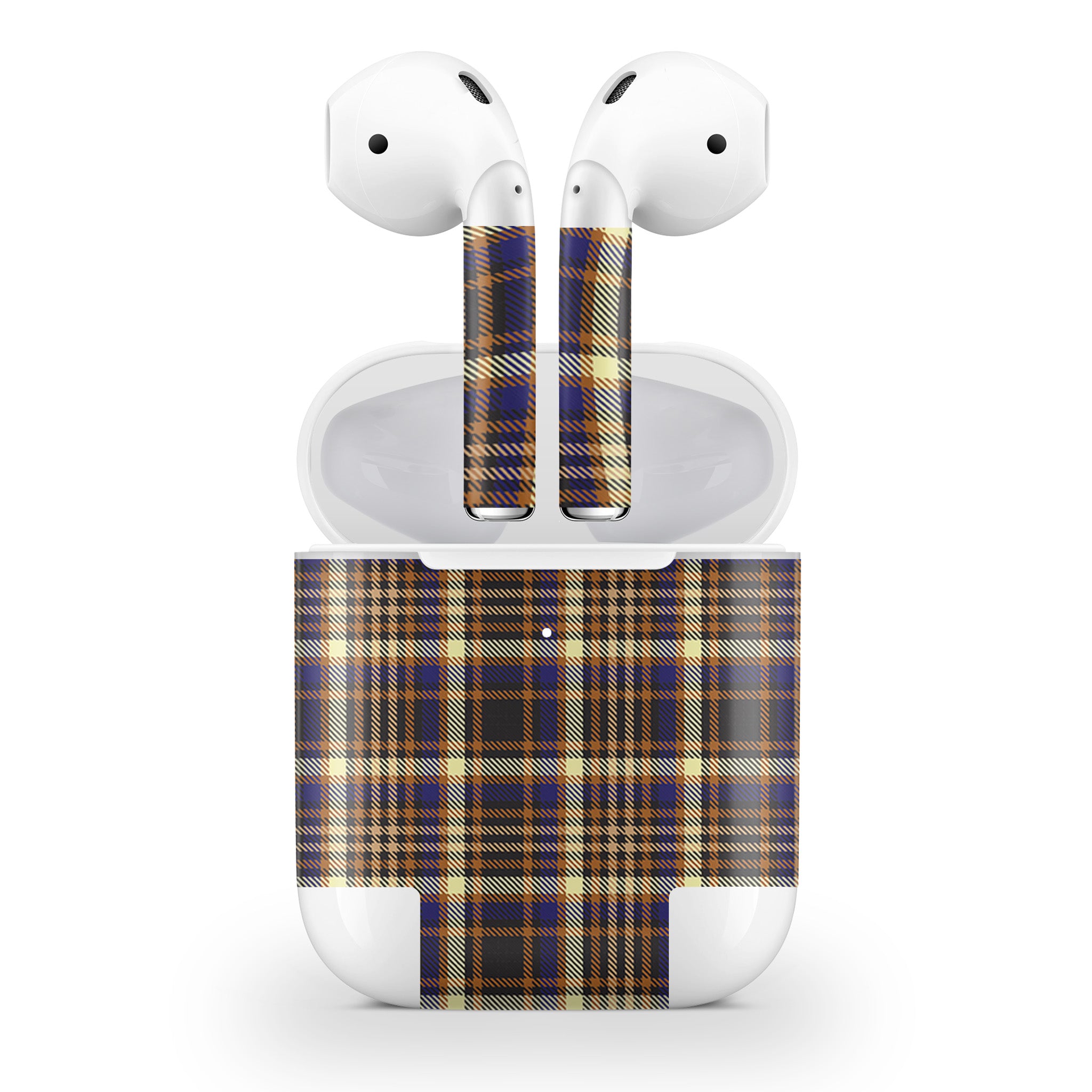 Butterscotch Plaid AirPods Skin