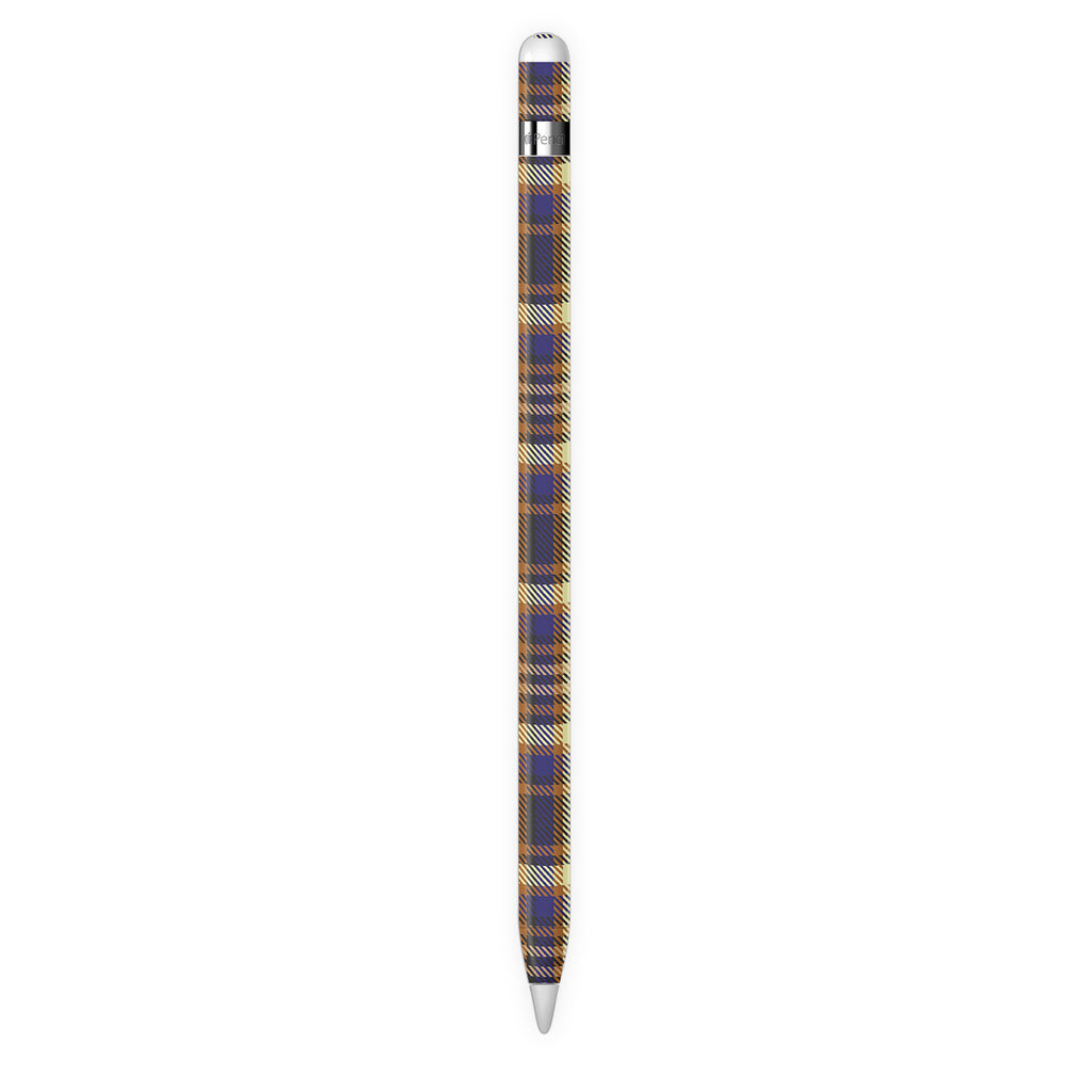 Butterscotch Plaid Apple Pencil Skin