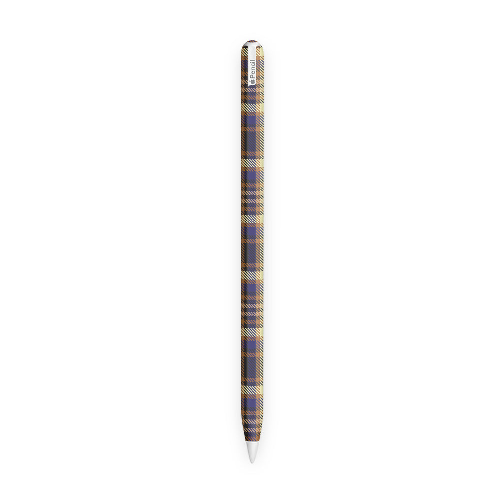 Butterscotch Plaid Apple Pencil Skin