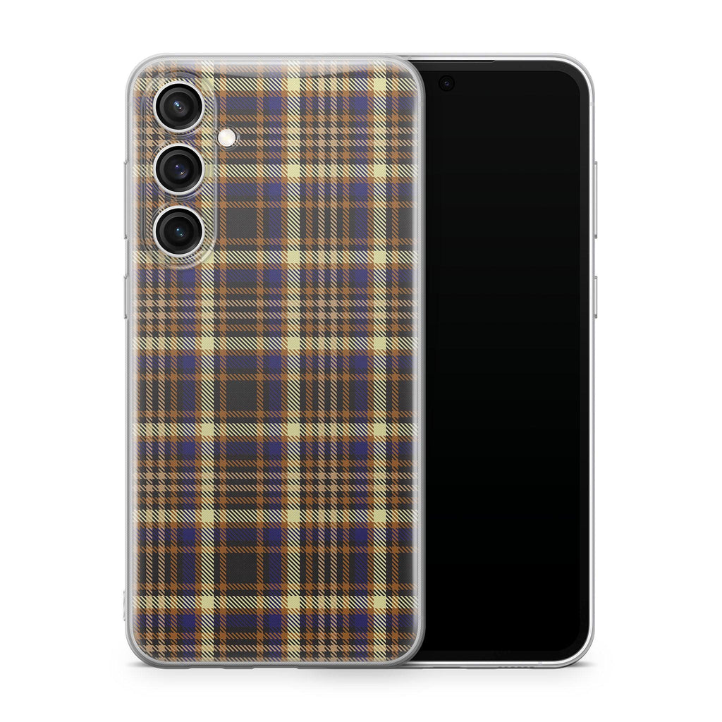 Butterscotch Plaid Samsung Galaxy Skin + Case