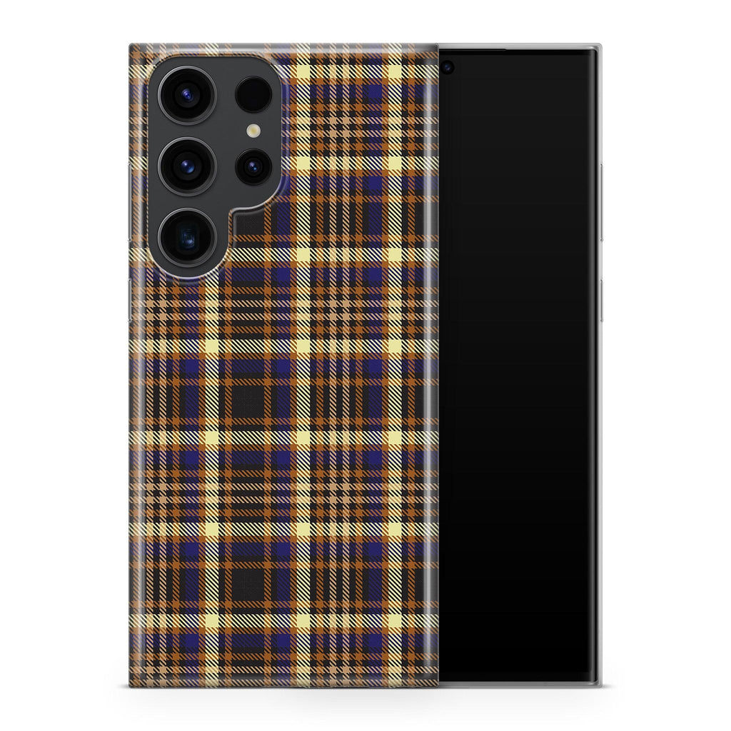 Butterscotch Plaid Samsung Galaxy Skin + Case