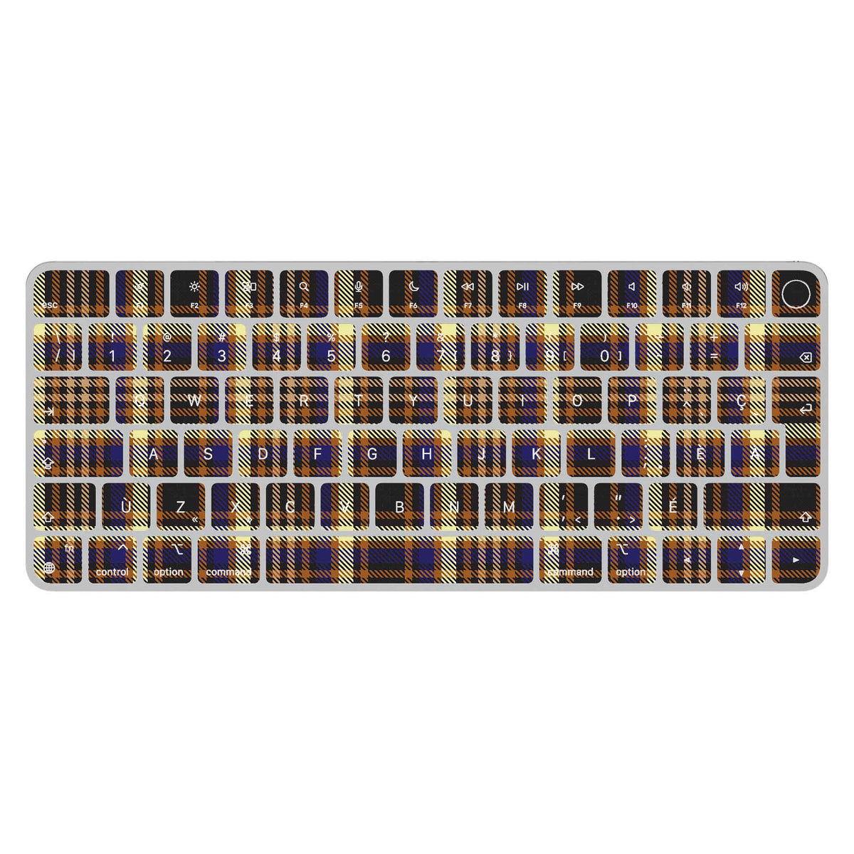 Butterscotch Plaid Magic Keyboard Skin
