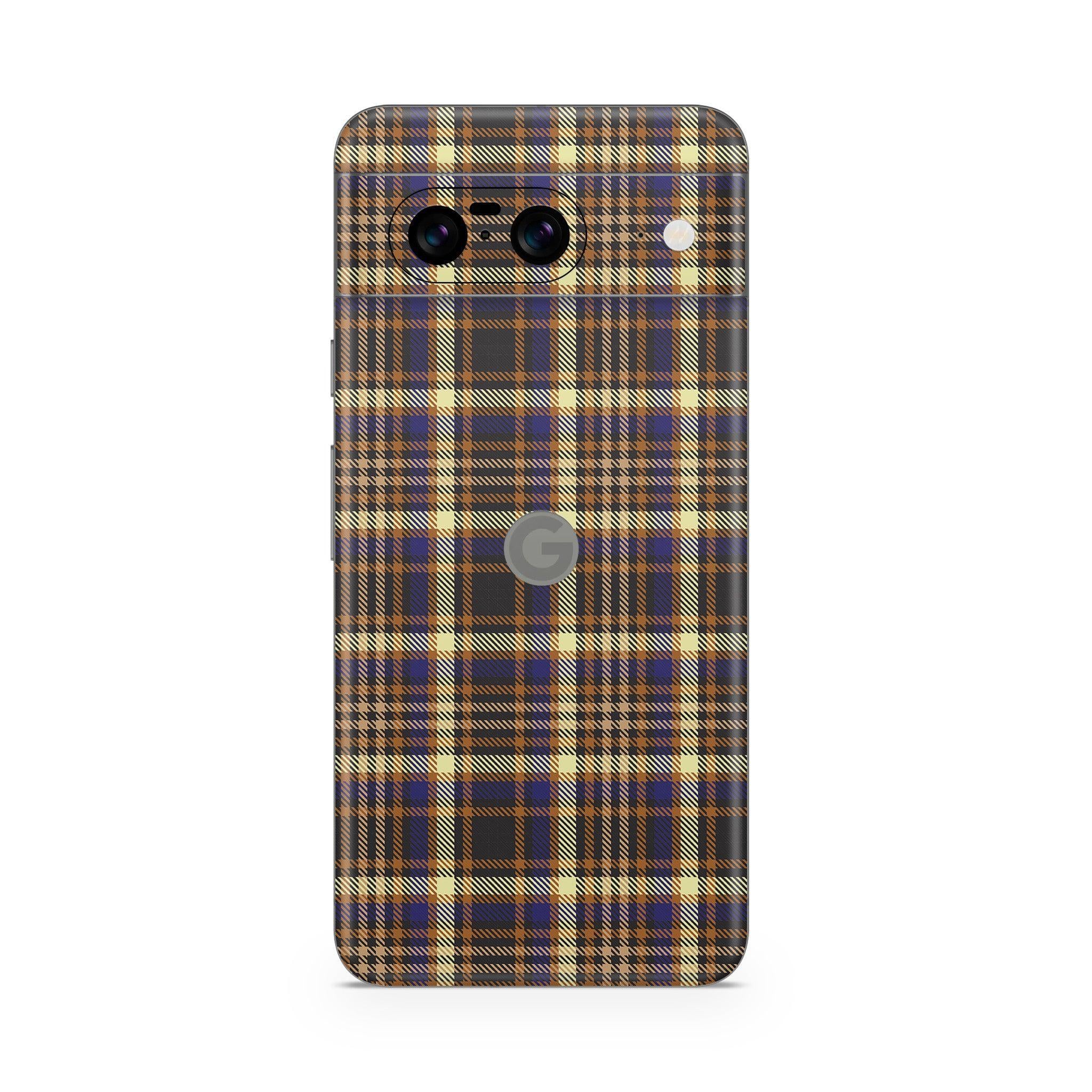 Butterscotch Plaid Google Pixel Skin + Case