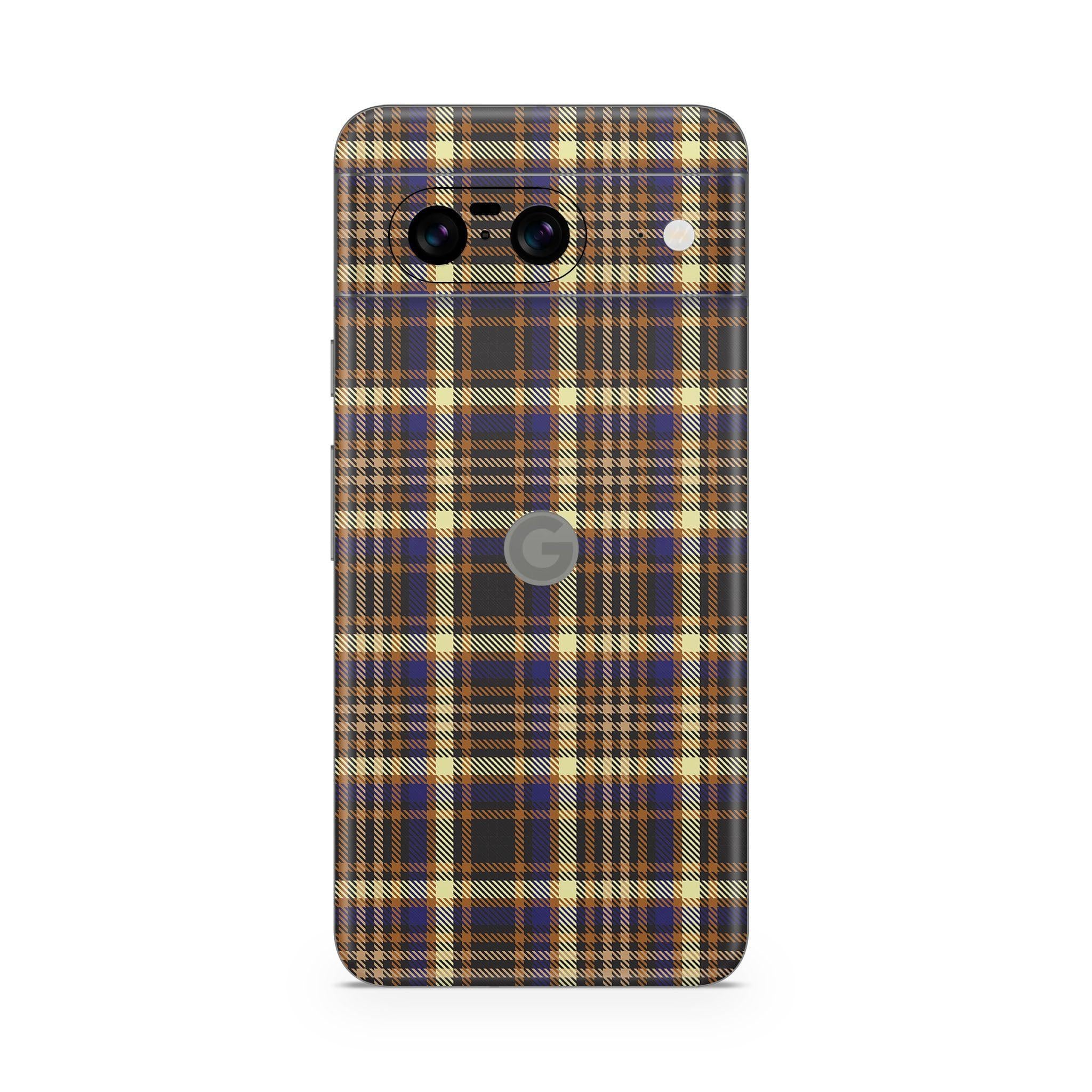 Butterscotch Plaid Google Pixel Skin + Case
