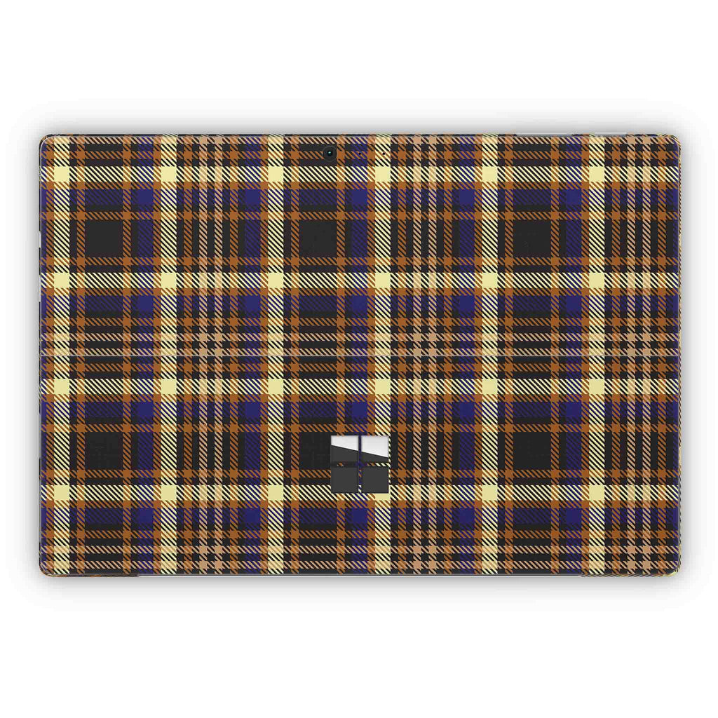 Butterscotch Plaid Microsoft Surface Skin
