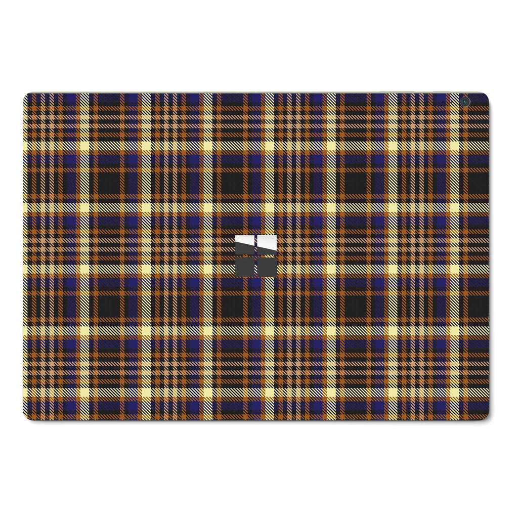 Butterscotch Plaid Microsoft Surface Skin