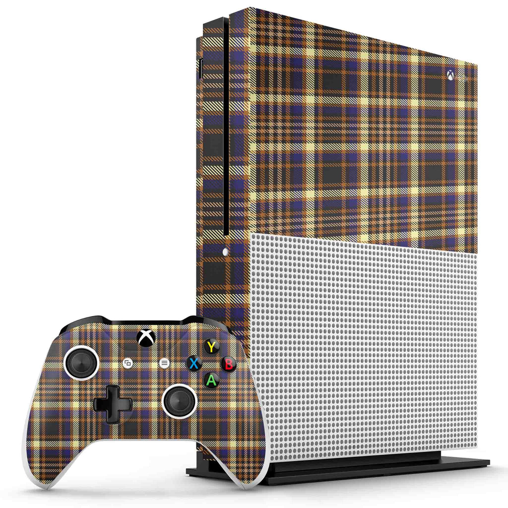 Butterscotch Plaid Xbox One S Skin