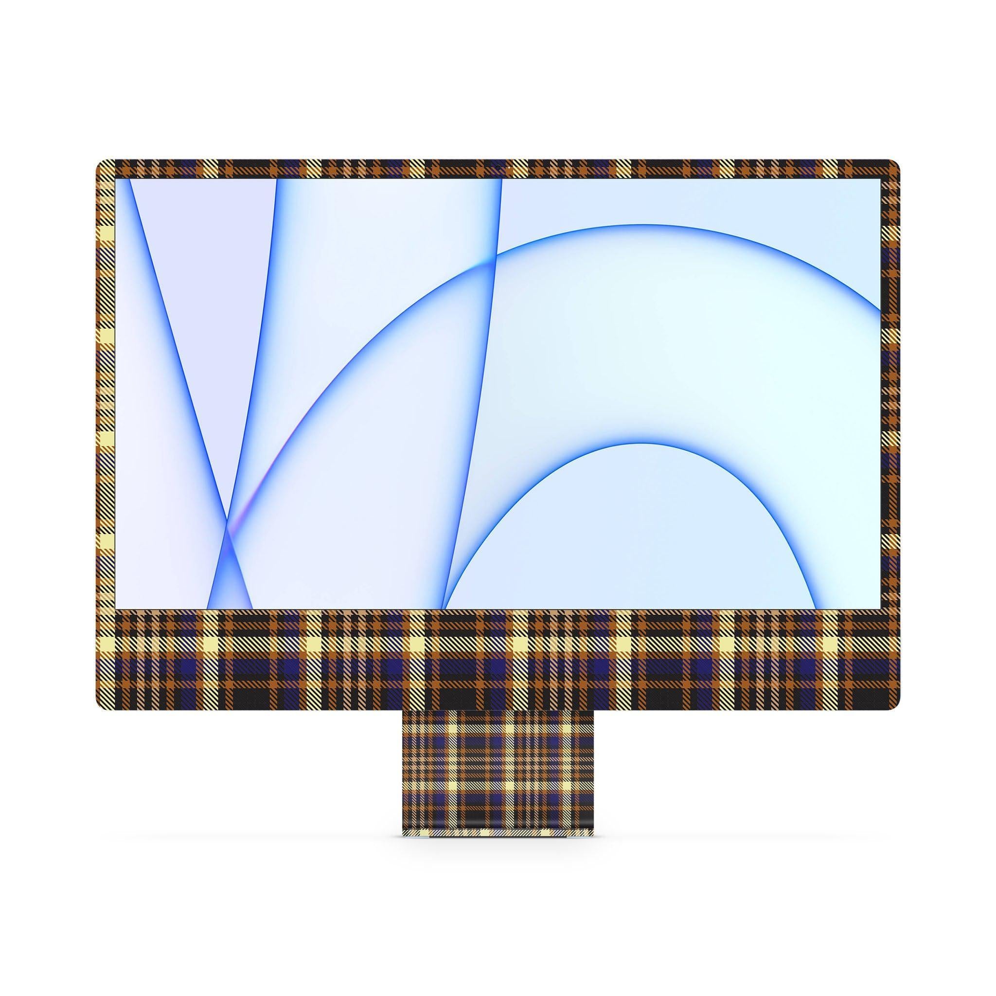Butterscotch Plaid iMac Skin