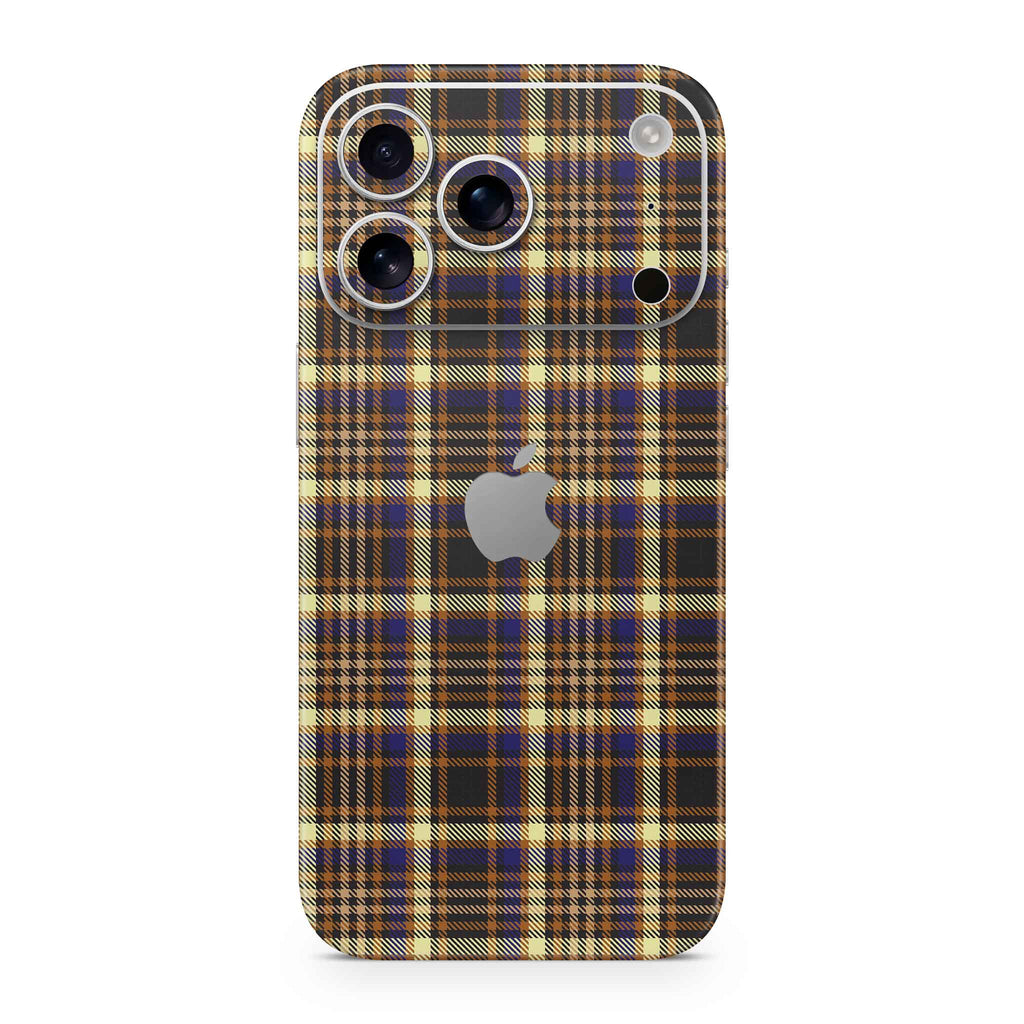 Butterscotch Plaid iPhone Skin + Case