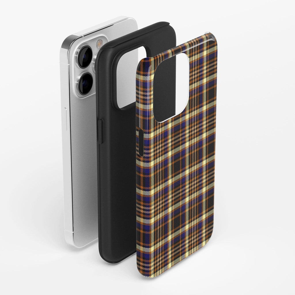 Butterscotch Plaid Impact iPhone Case