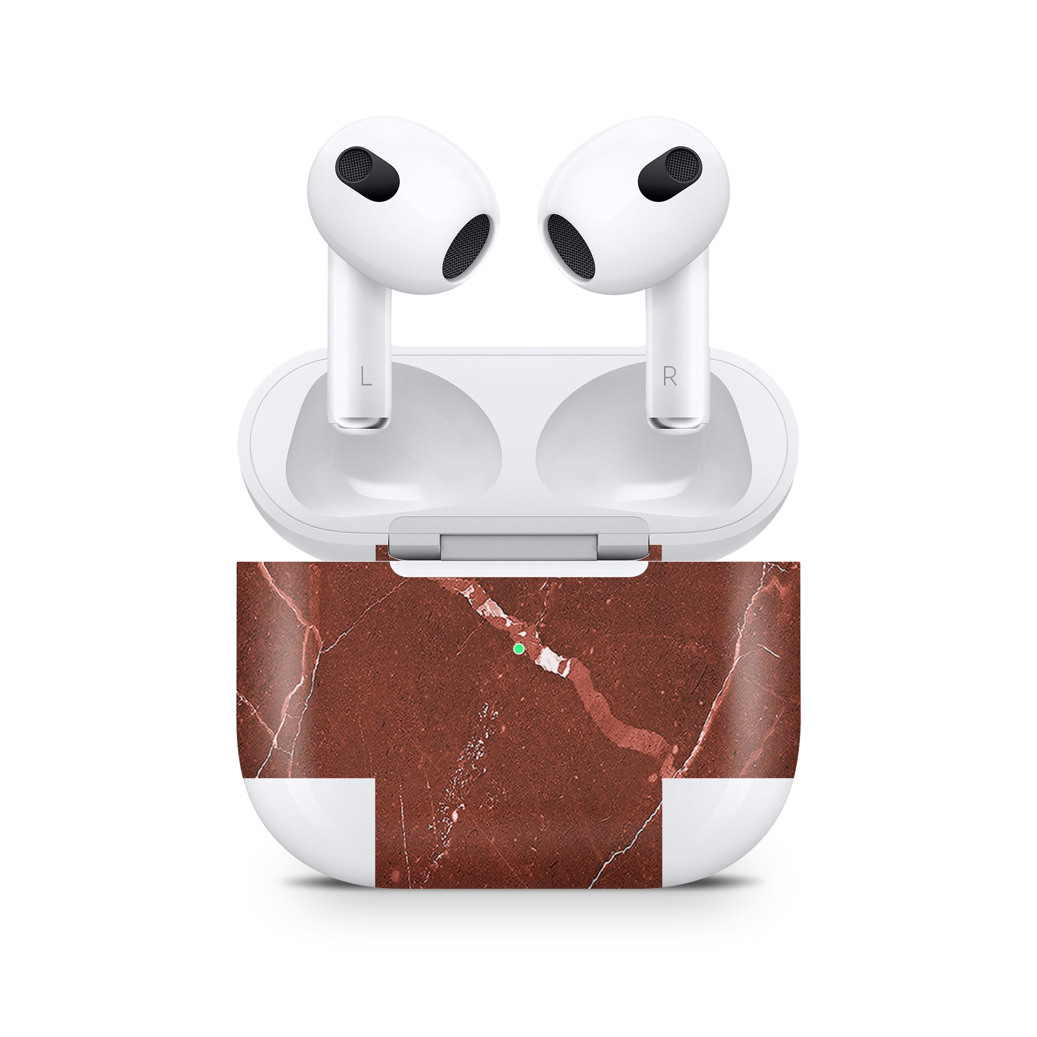Cinnamon Marble AirPods Skin