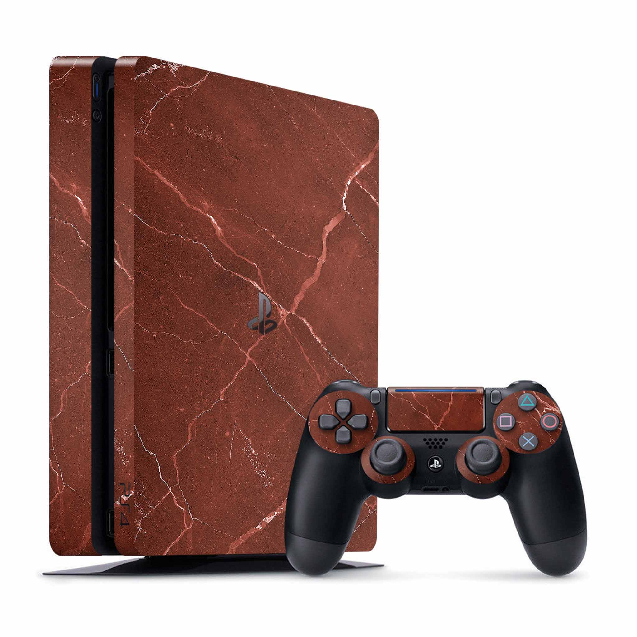 Cinnamon Marble PS4 Slim Skin