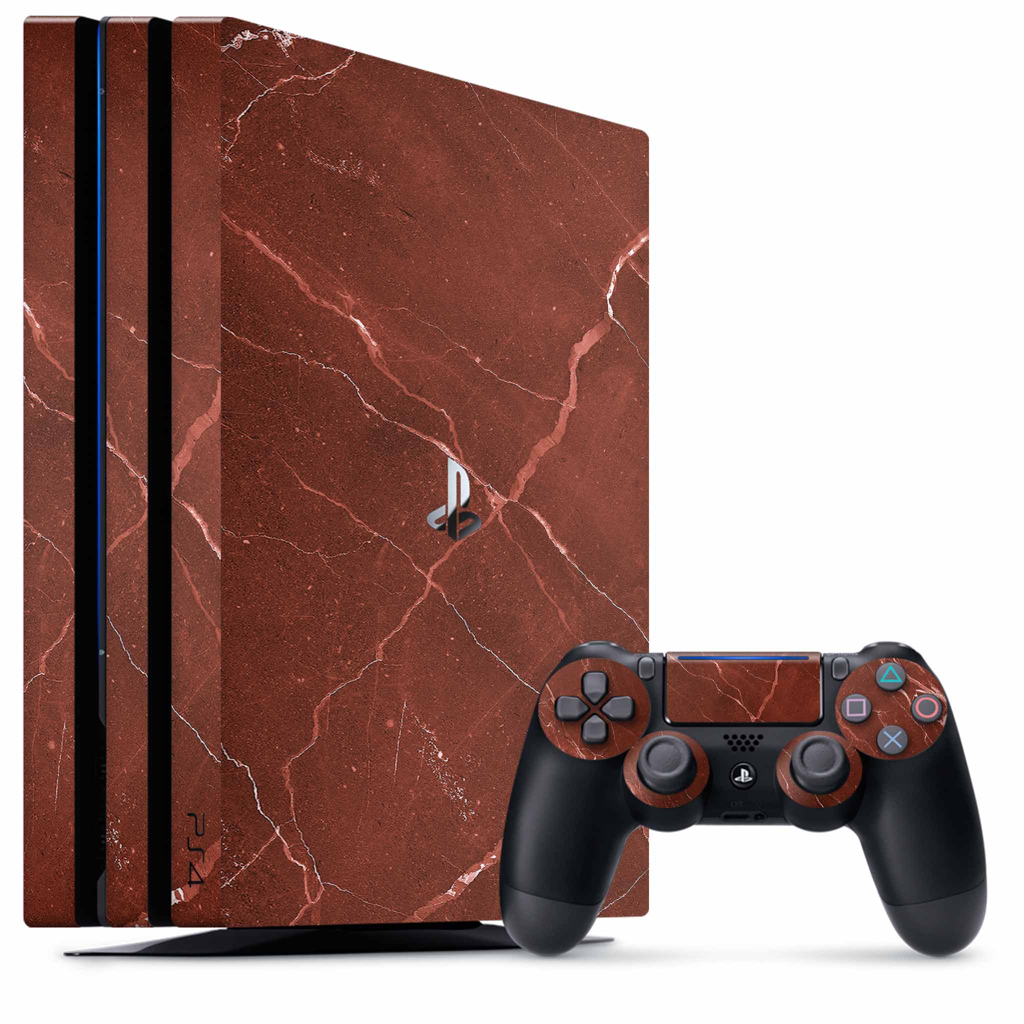 Cinnamon Marble Playstation 4 Pro Skin