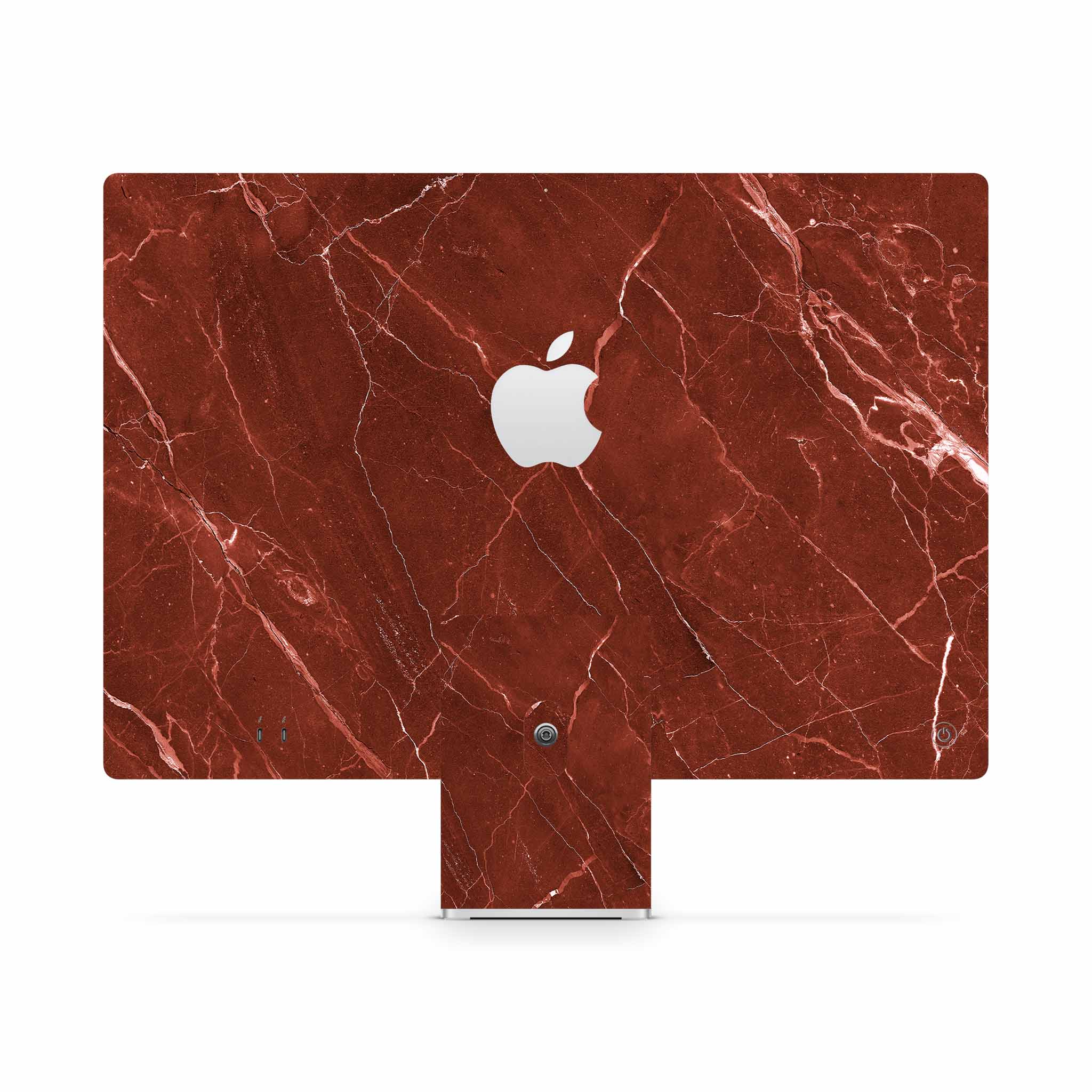 Cinnamon Marble iMac Skin