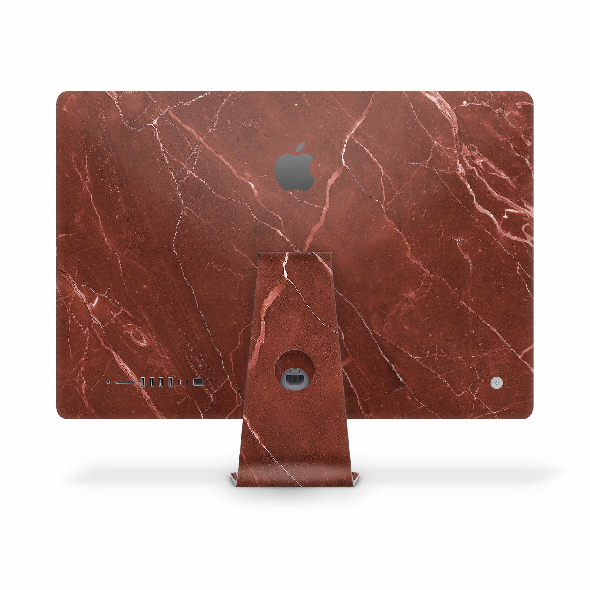 Cinnamon Marble iMac Skin