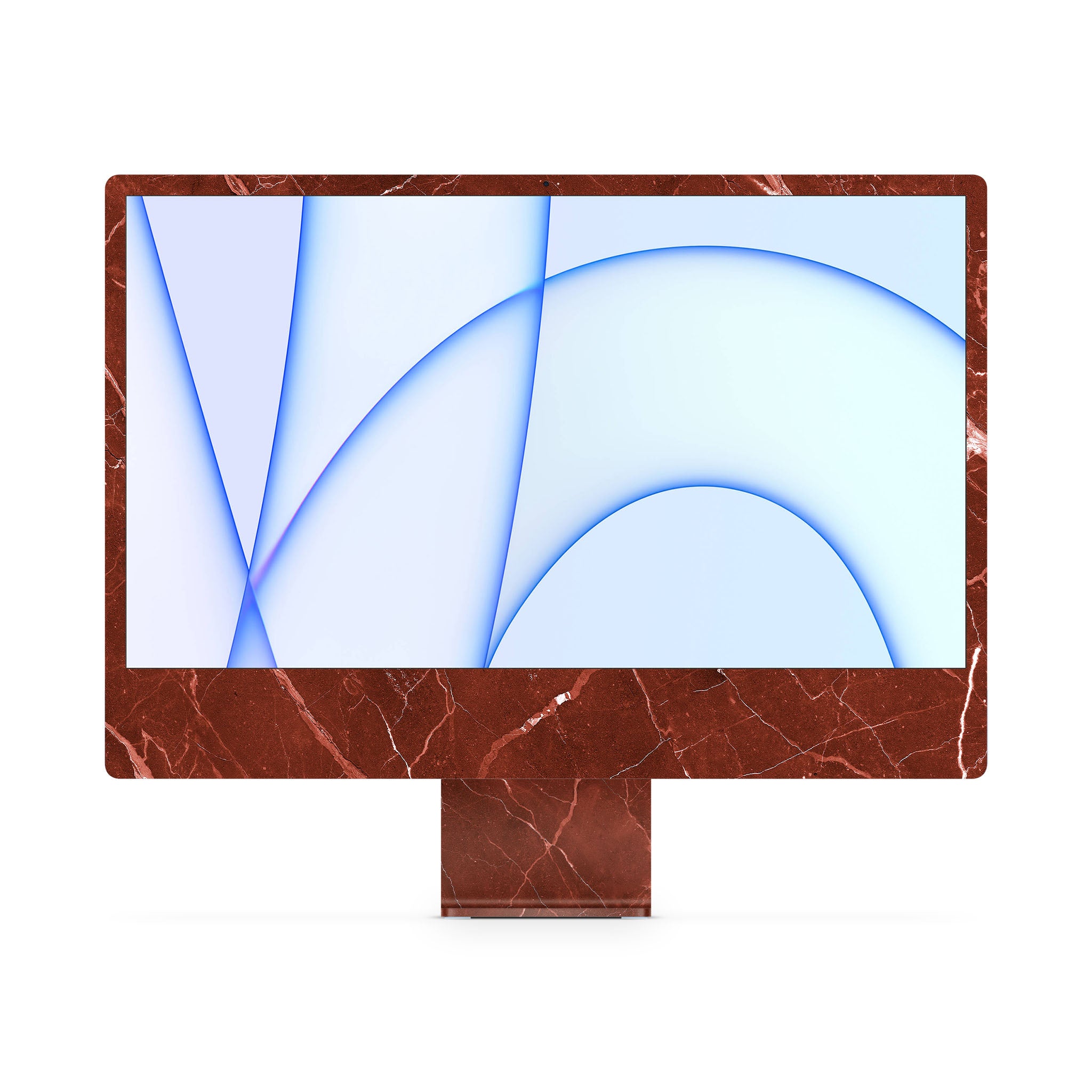 Cinnamon Marble iMac Skin