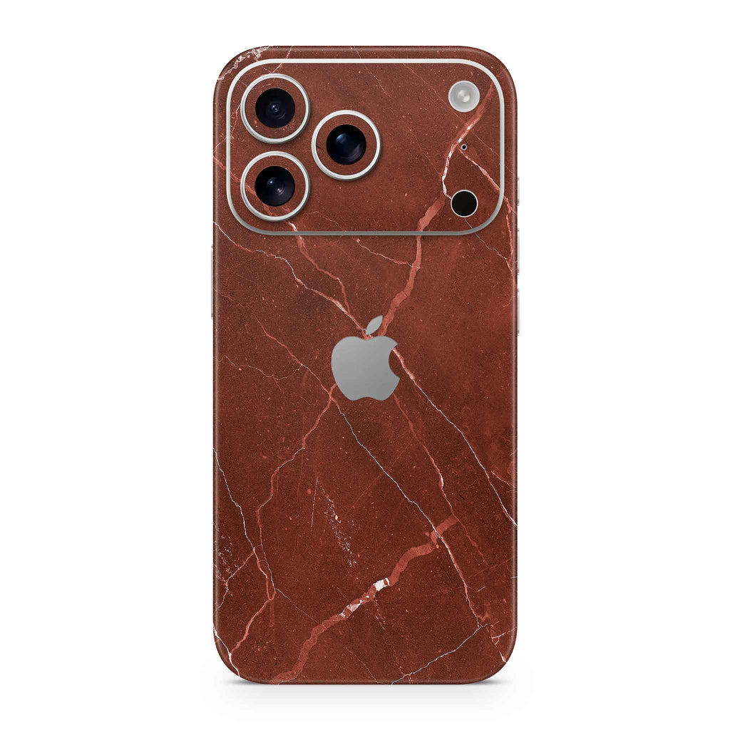 Cinnamon Marble iPhone Skin + Case