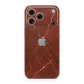 Cinnamon Marble iPhone Skin + Case