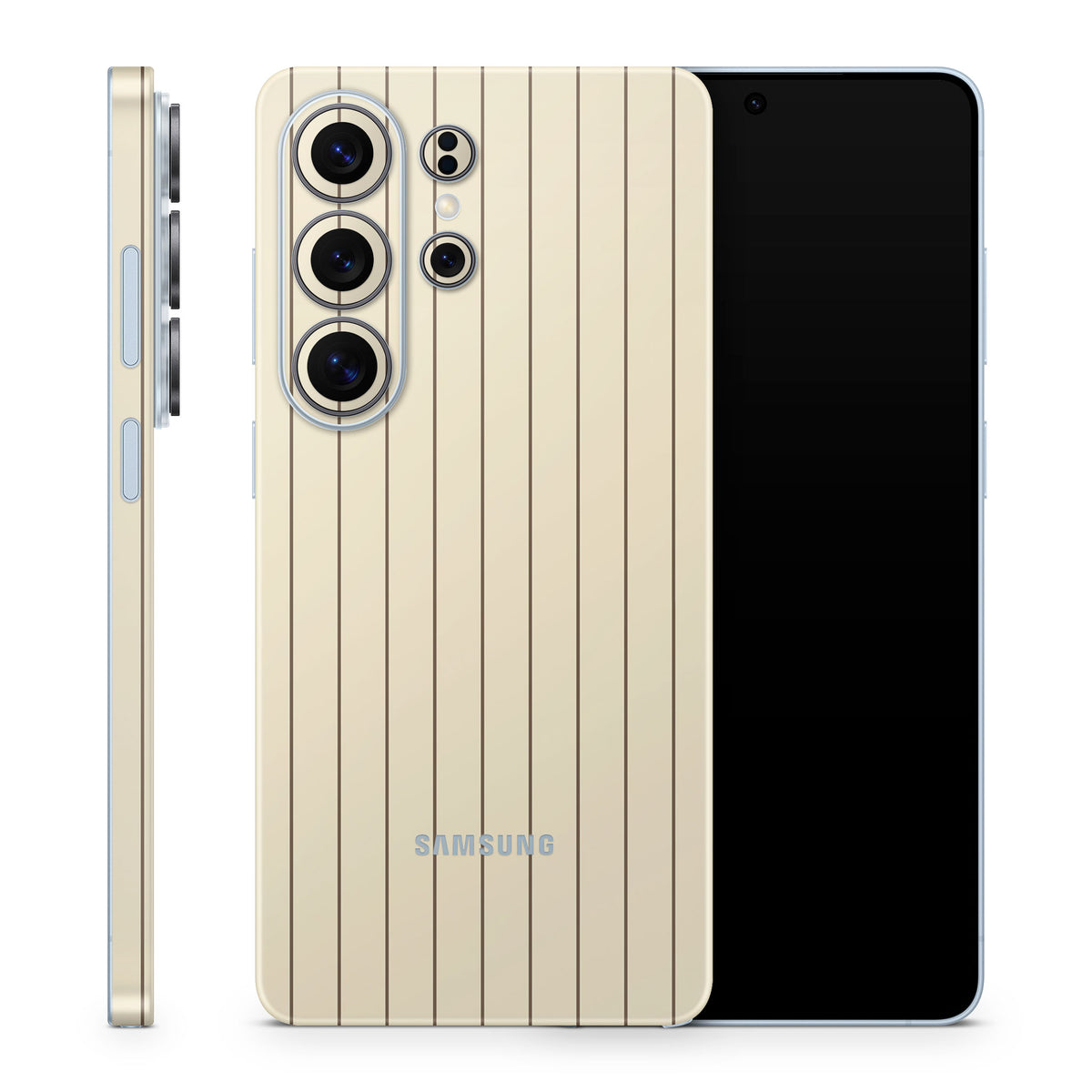 Cream Fine Line Samsung Galaxy Skin + Case